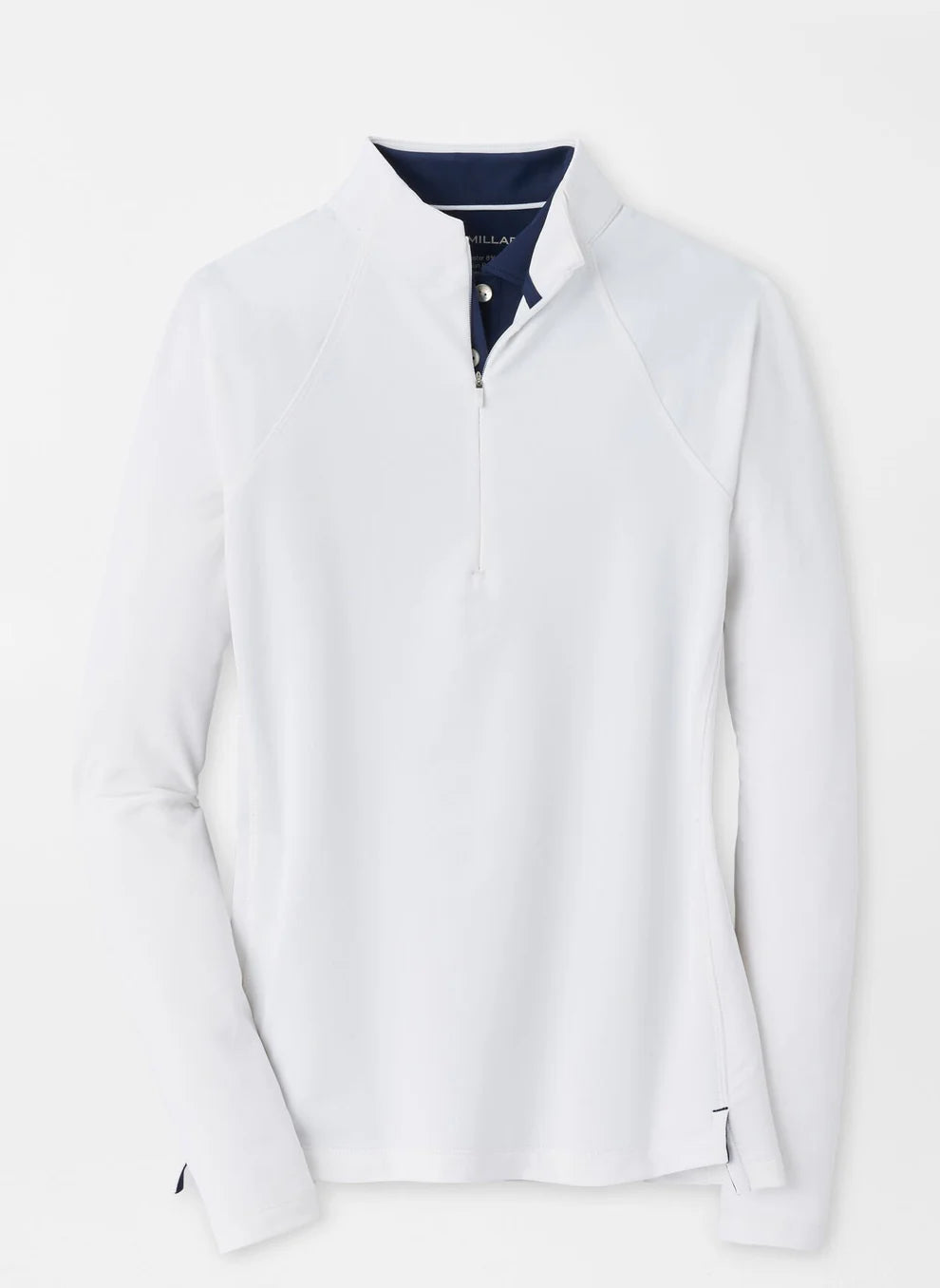 Peter Millar Womens Perth Quarter Zip, White [Mulhern Kulp]