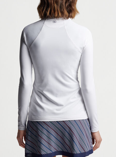 Peter Millar Womens Perth Quarter Zip, White [Mulhern Kulp]
