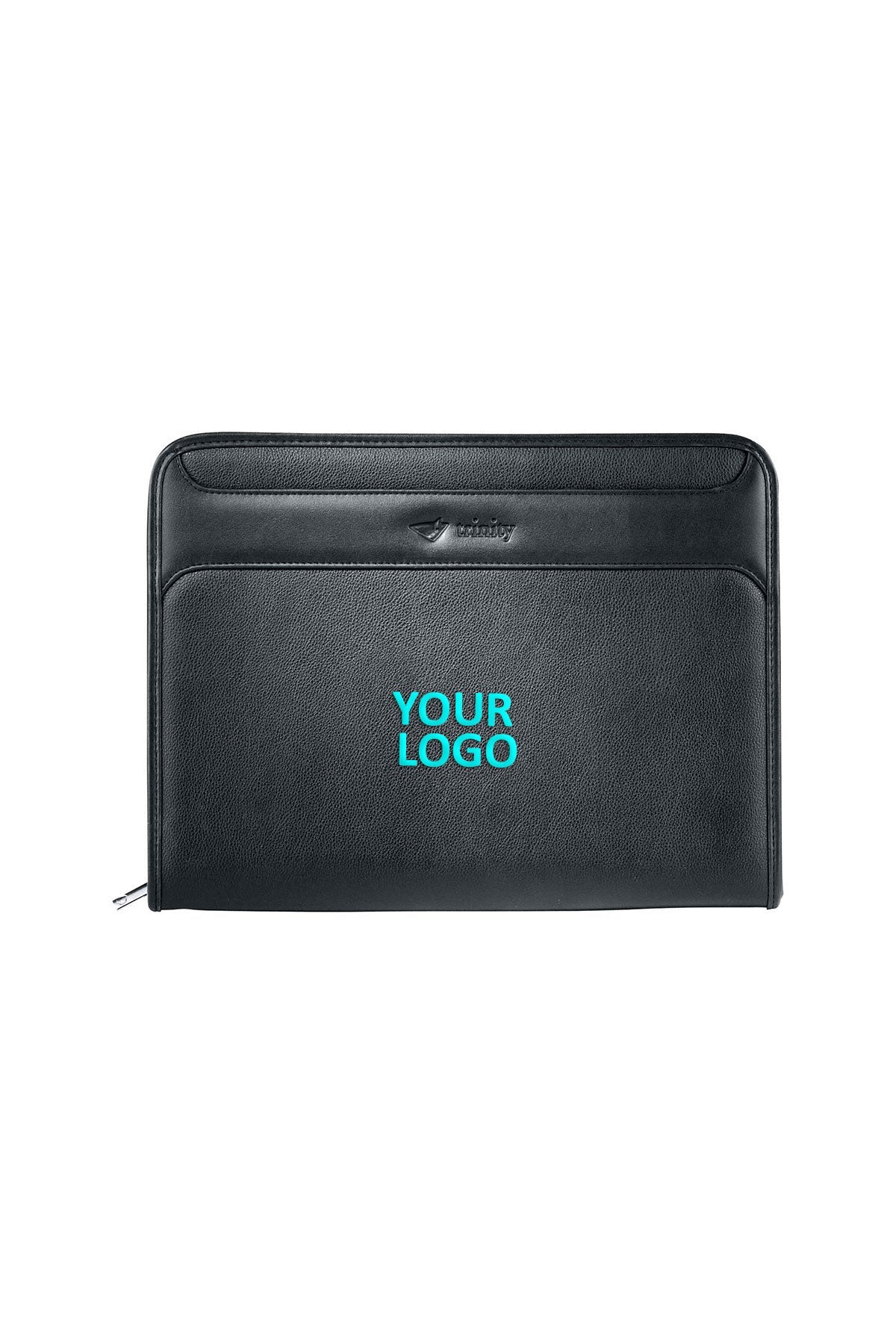 Millennium Leather Zippered Padfolio 9500 Black