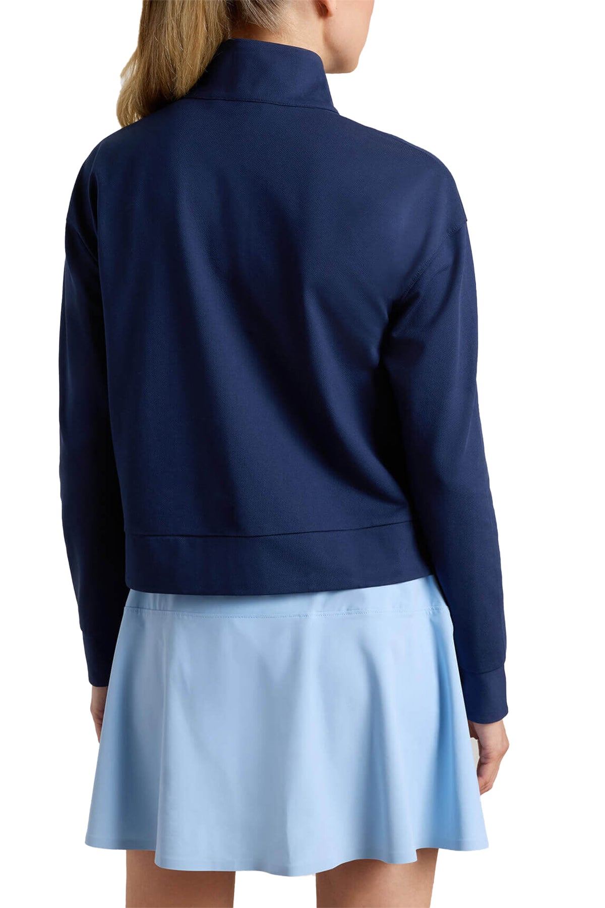 Peter Millar Women's Coolspun Lite Cotton Custom Quarter-Zips, Navy