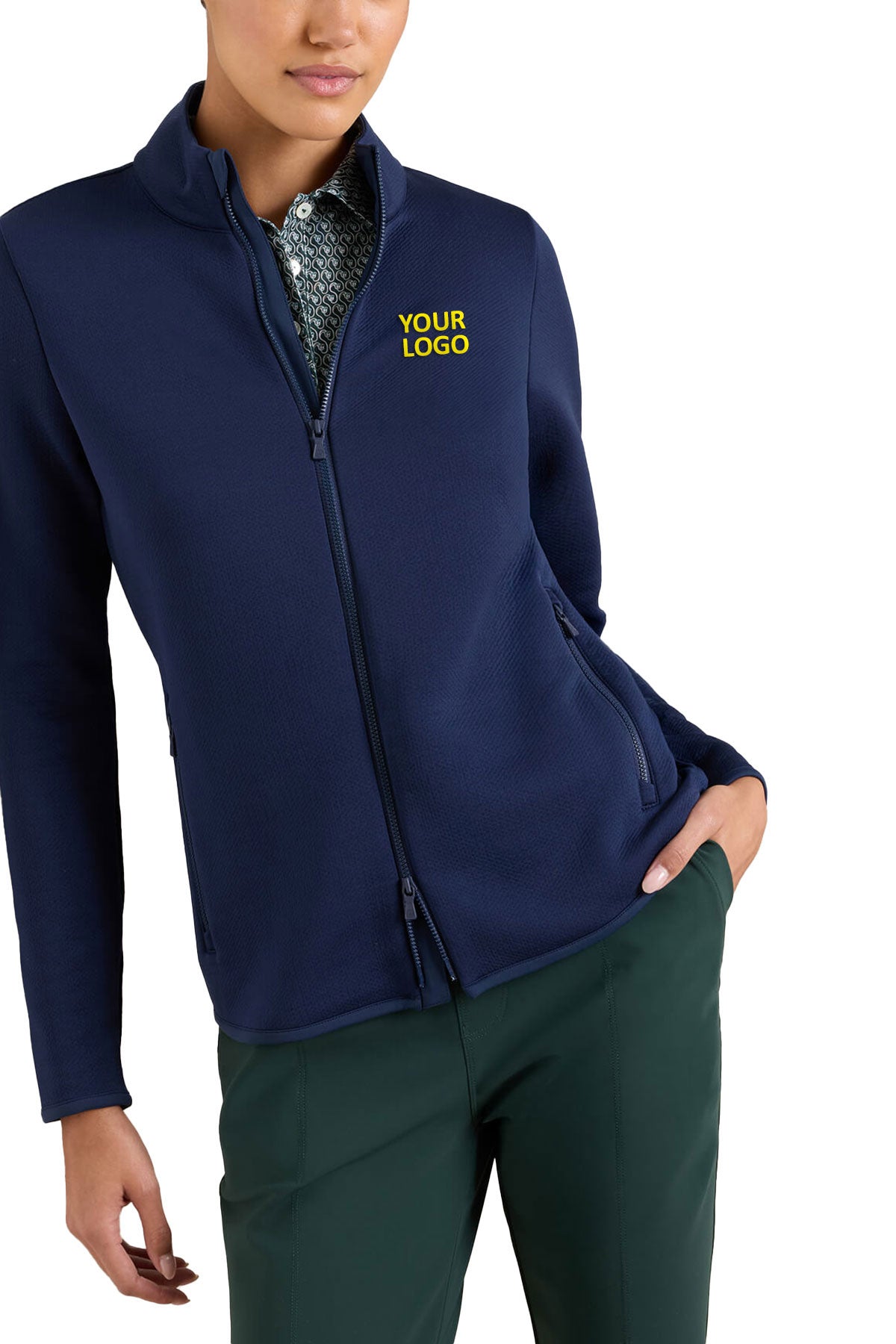 Peter Millar Women's Lumi-Knit Performance Custom Jackets, Navy