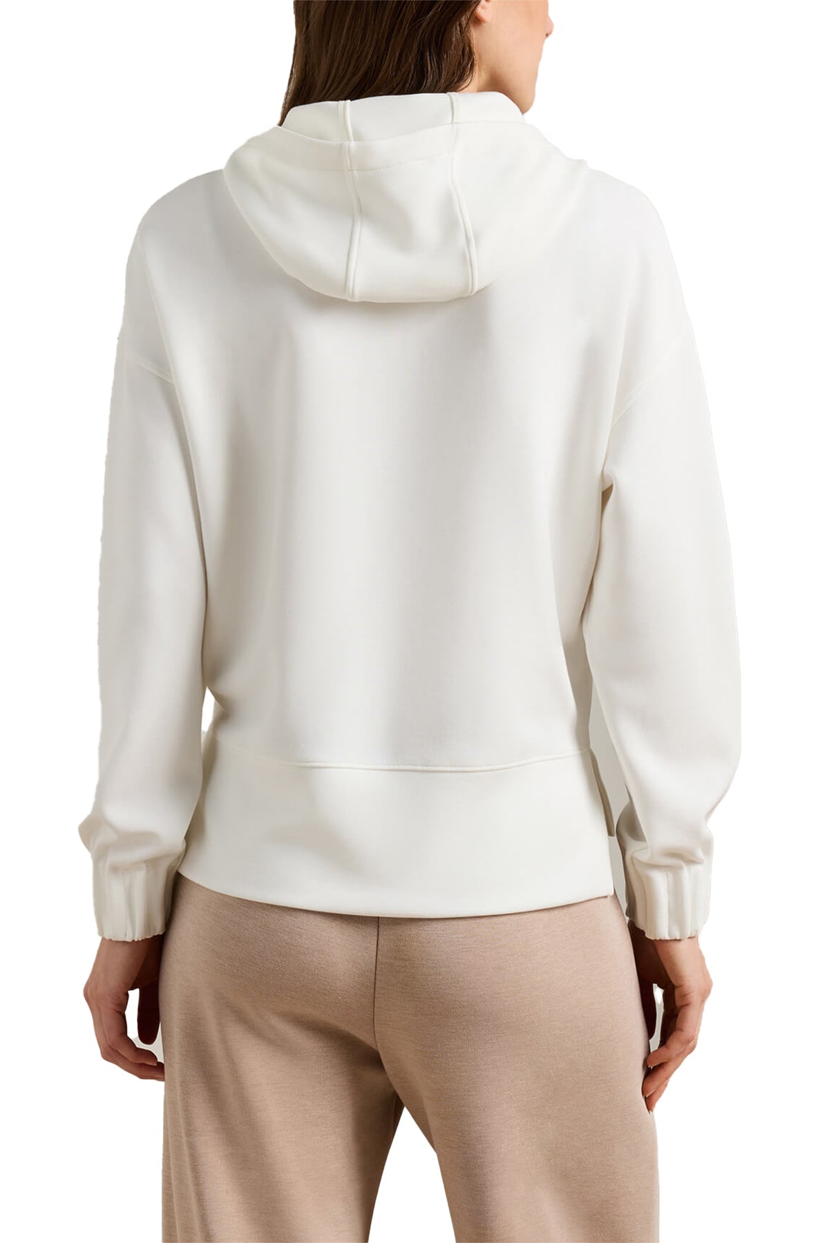 Peter Millar Women's Flora Knit Custom Hoodies, White [TotalMed SURGE Store]