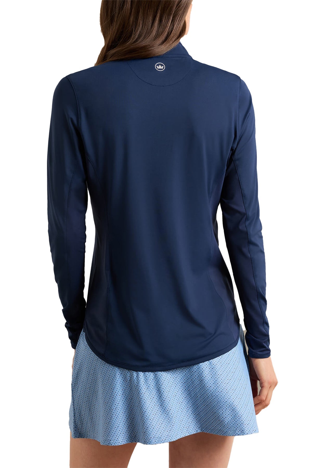 Peter Millar Women's Shadebreak Lightweight Custom Sun Shirts, Navy [TotalMed SURGE Store]