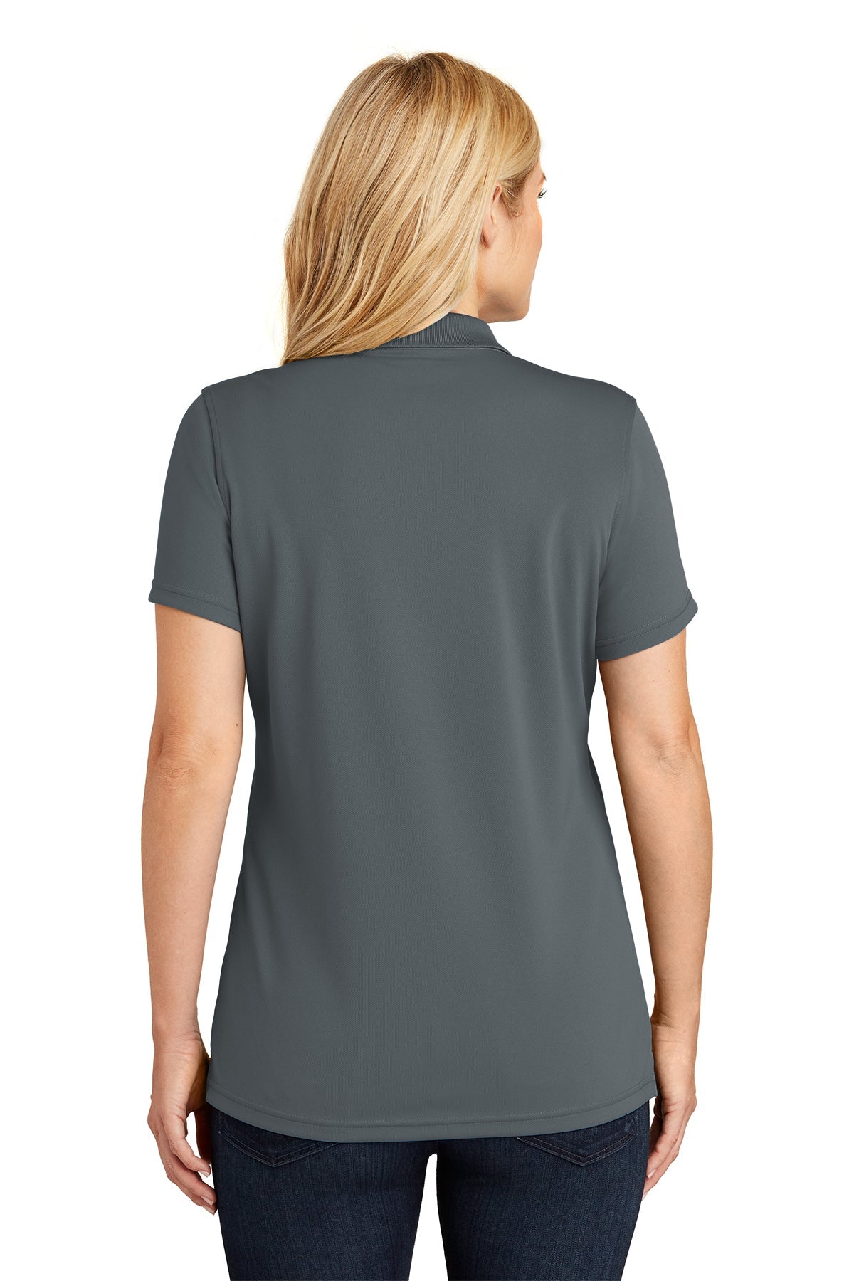 Port Authority Womens Dry Zone UV Micro-Mesh Custom Polos, Graphite [Allendale Machinery Systems]
