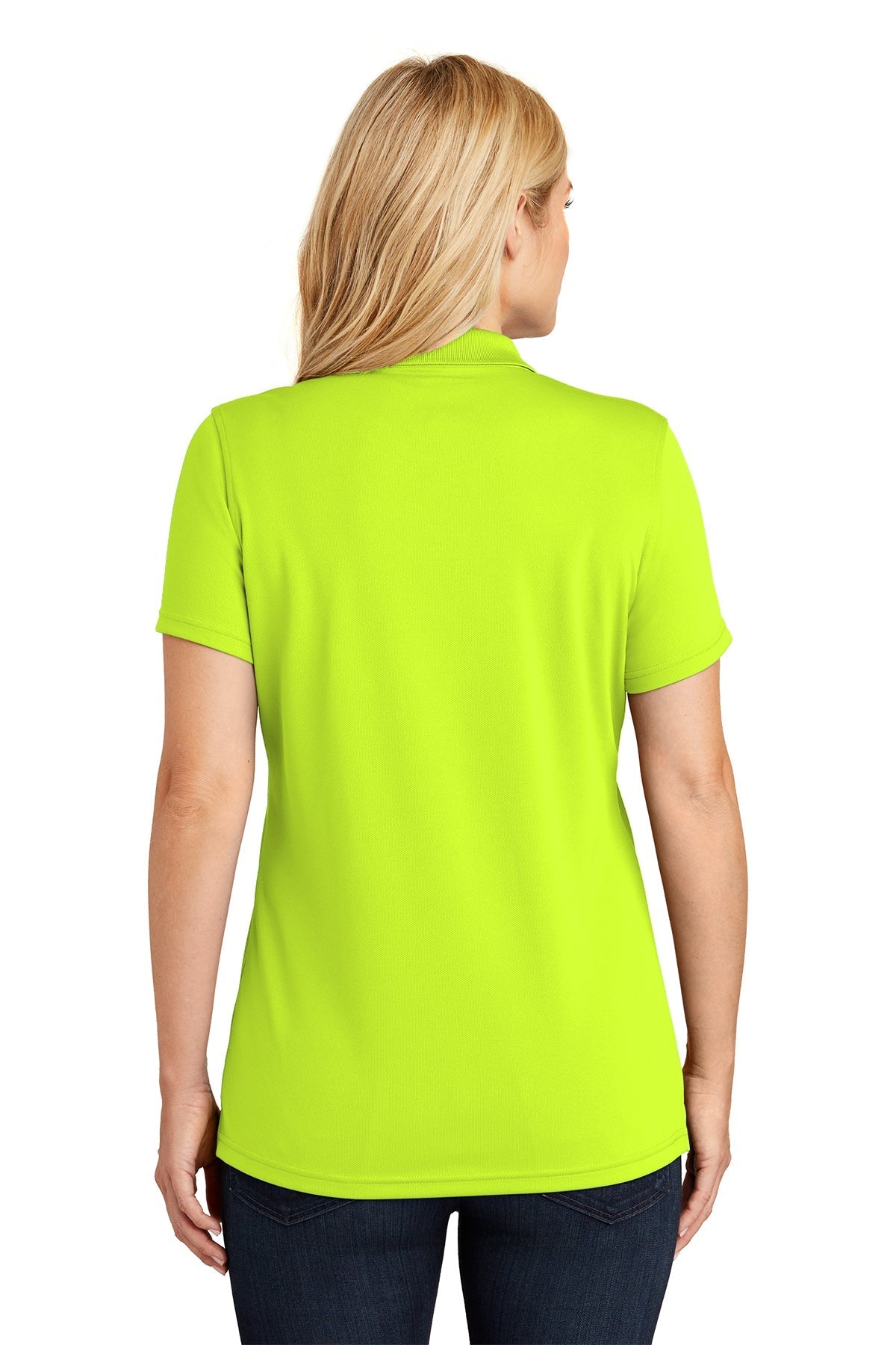 Port Authority Womens Dry Zone UV Micro-Mesh Custom Polos, Safety Yellow [OSMOSIS Association]