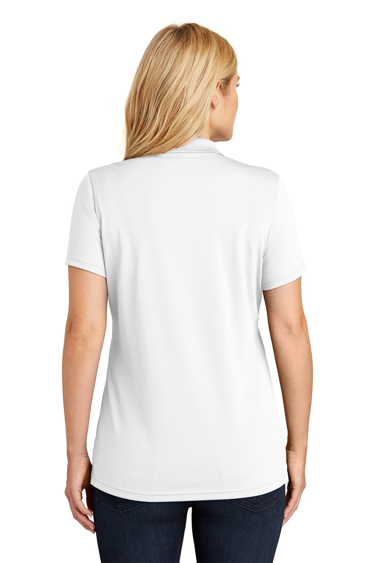 Port Authority Womens Dry Zone UV Micro-Mesh Custom Polos, White [Inspirational Development & Empowerment]