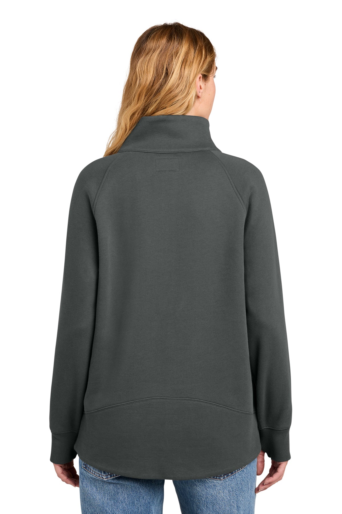 New Era Women’s Heritage Fleece Custom 1/2-Zips, Graphite
