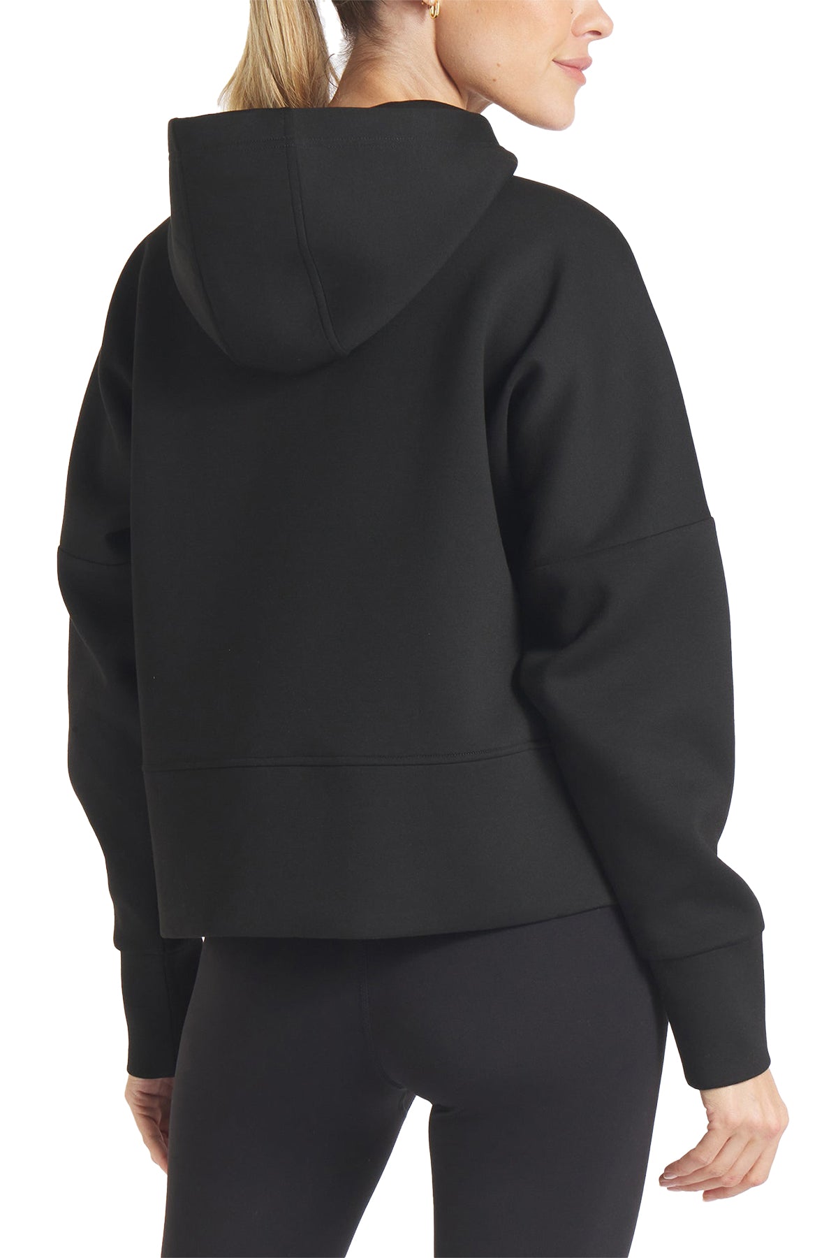 UNRL Women's LuxBreak Oversized Custom Hoodies, Black