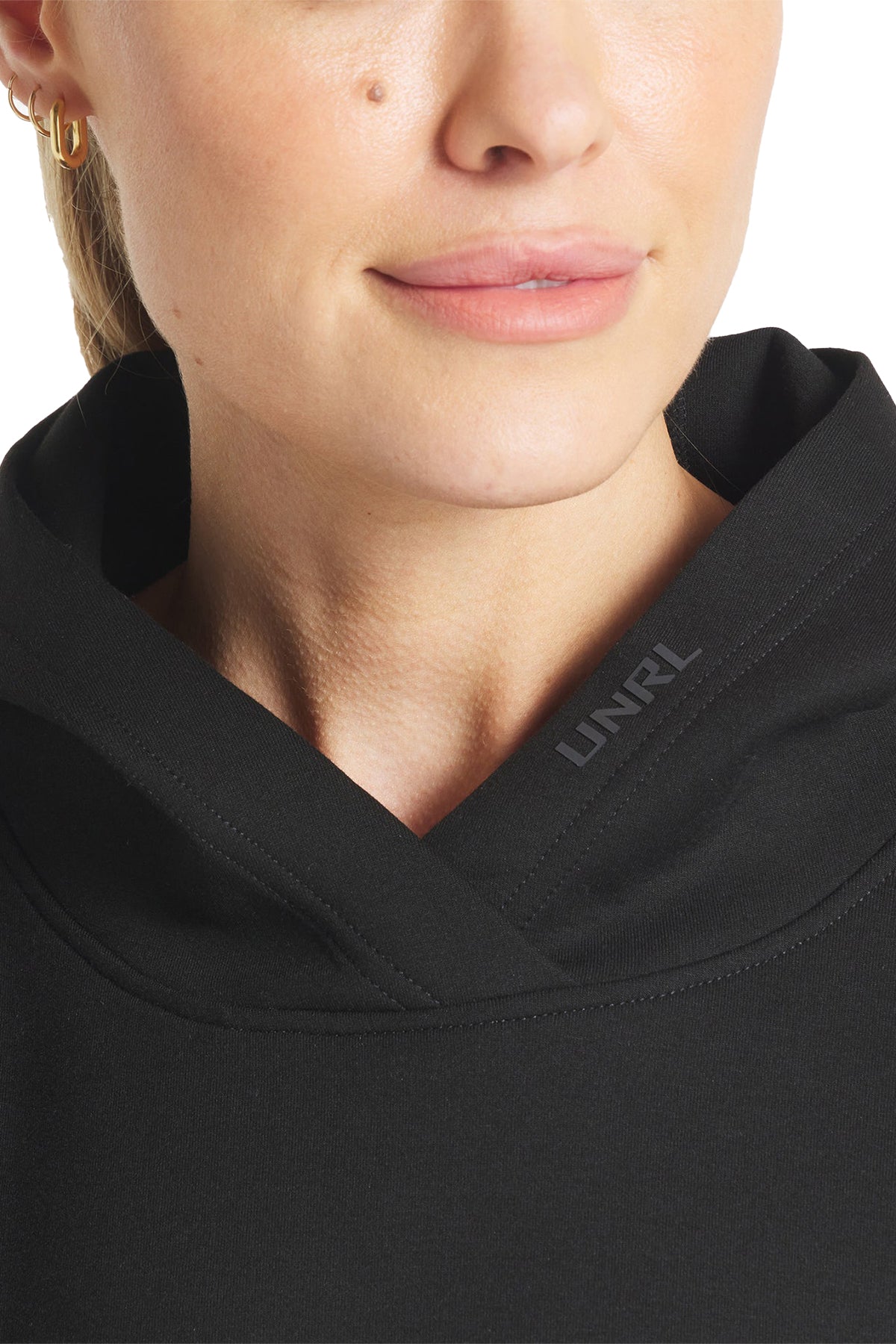 UNRL Women's LuxBreak Oversized Custom Hoodies, Black