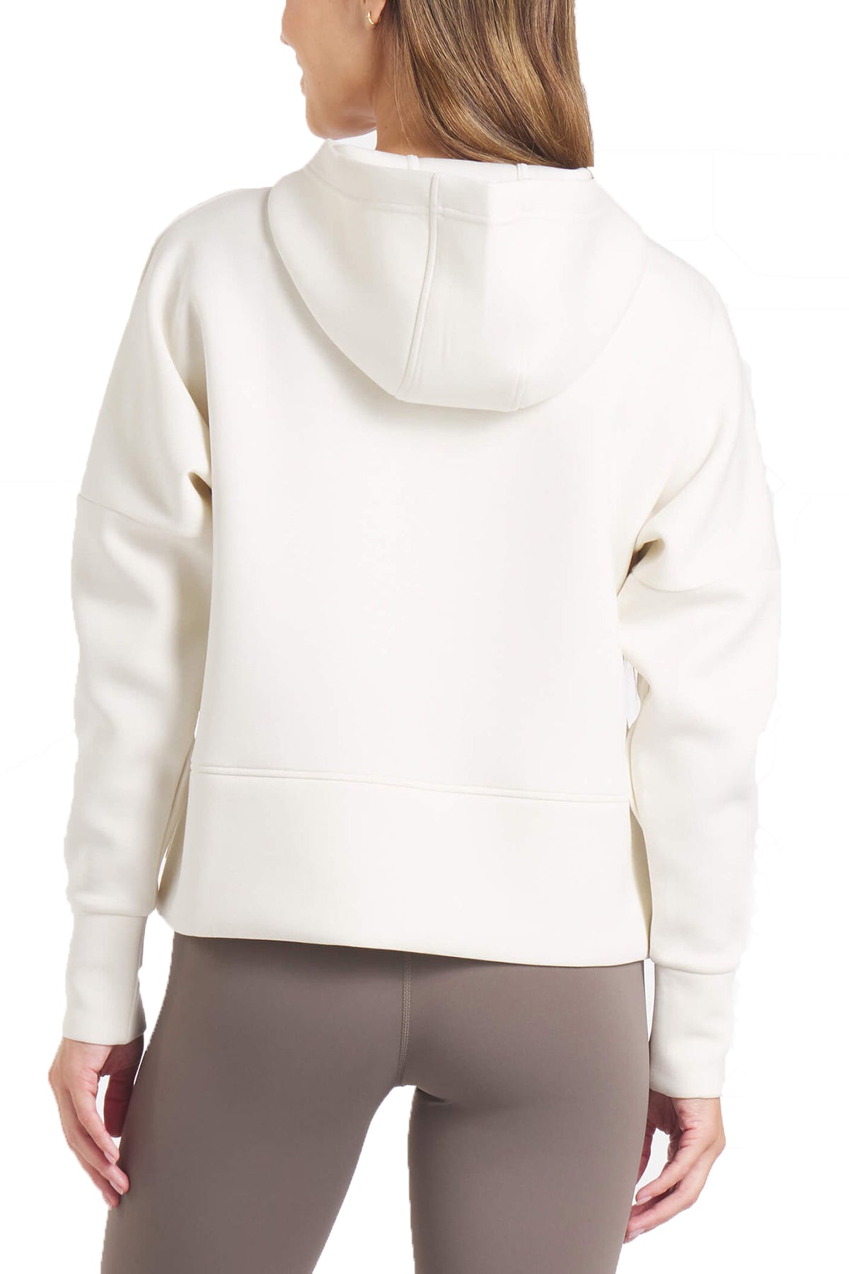 UNRL Women's LuxBreak Oversized Custom Hoodies, Coconut