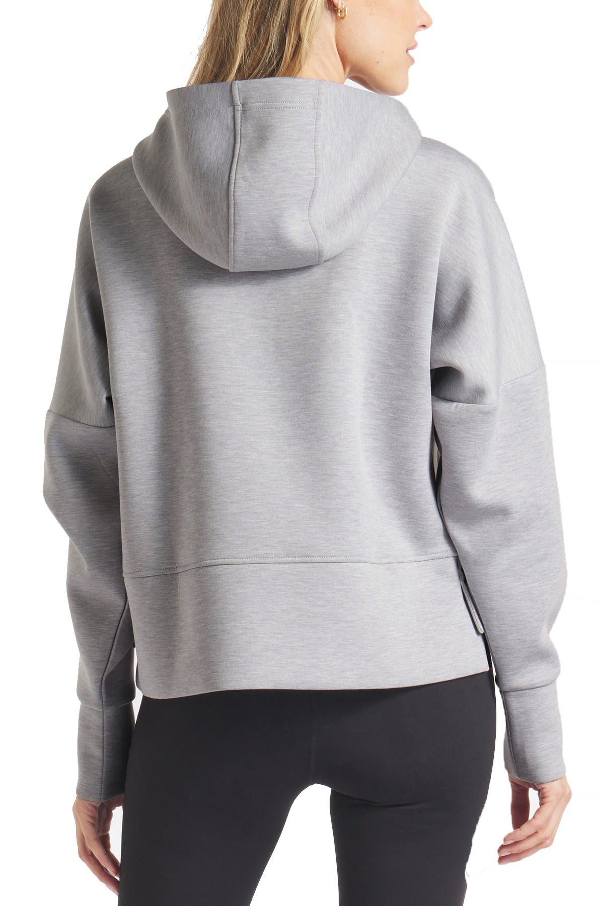 UNRL Women's LuxBreak Oversized Custom Hoodies, Heather Gray