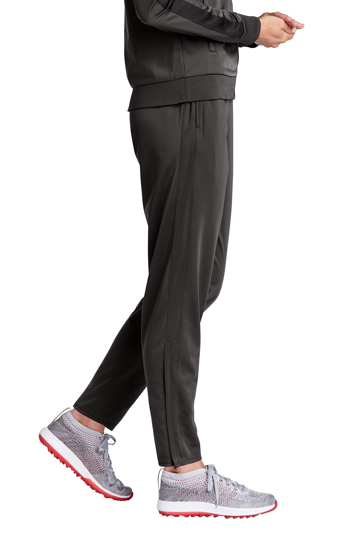 Sport-Tek Women's Tricot Custom Track Joggers, Graphite
