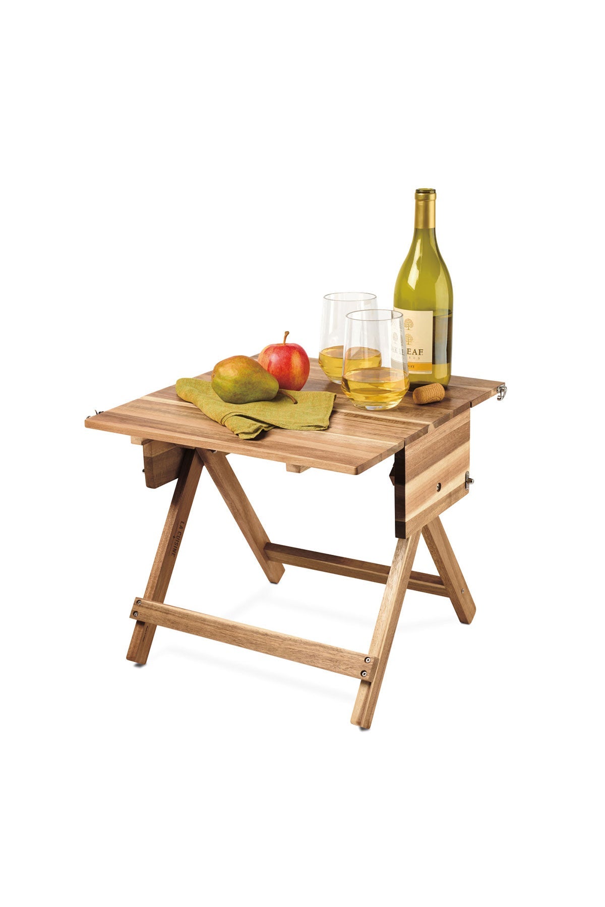 La Cuisine Picnic Custom Table & Carrier, Wood