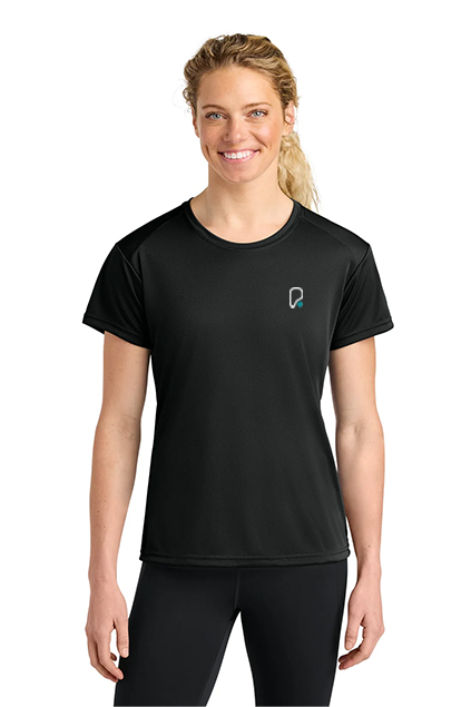 A4 Women’s Cooling Performance Tee, Black - PRINT [PureGym]