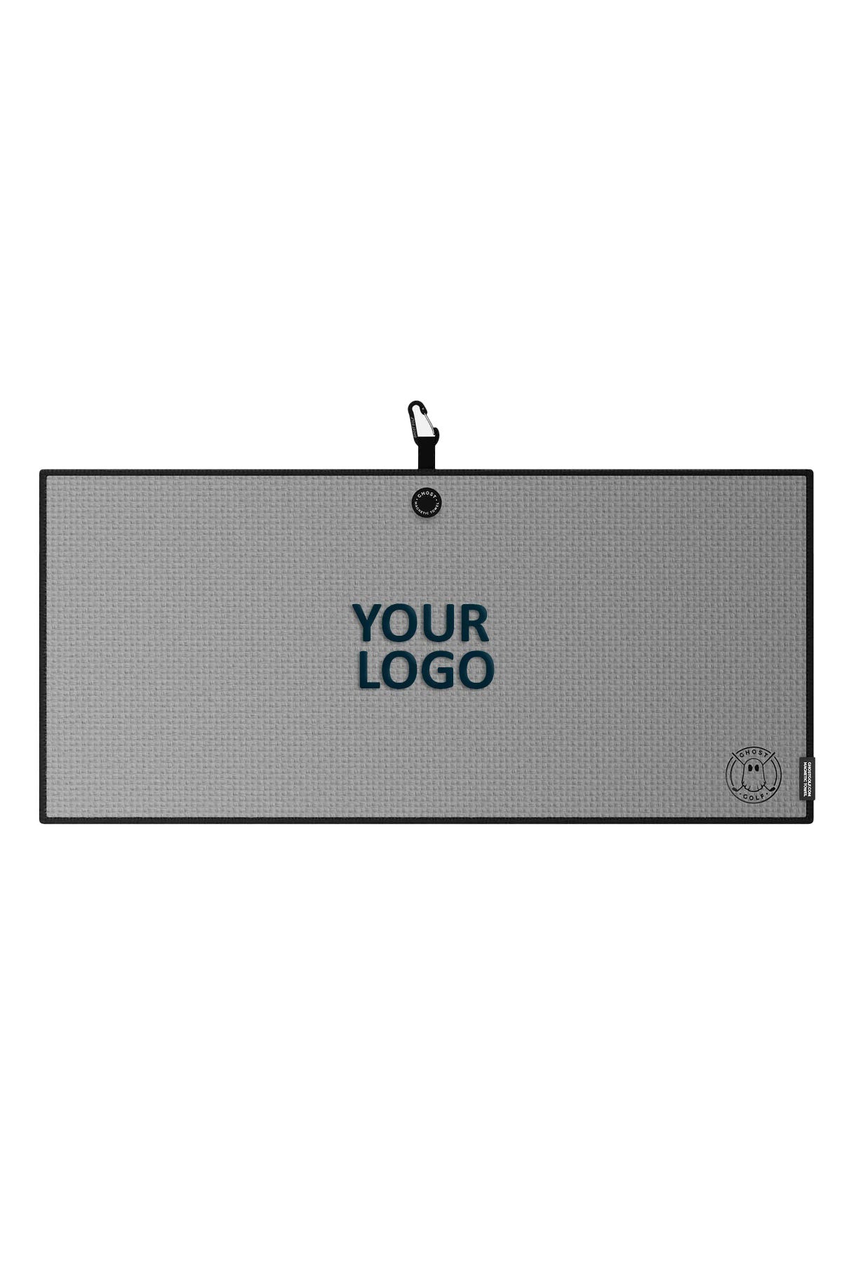 Custom Golf Towel Ghost Caddie Grey