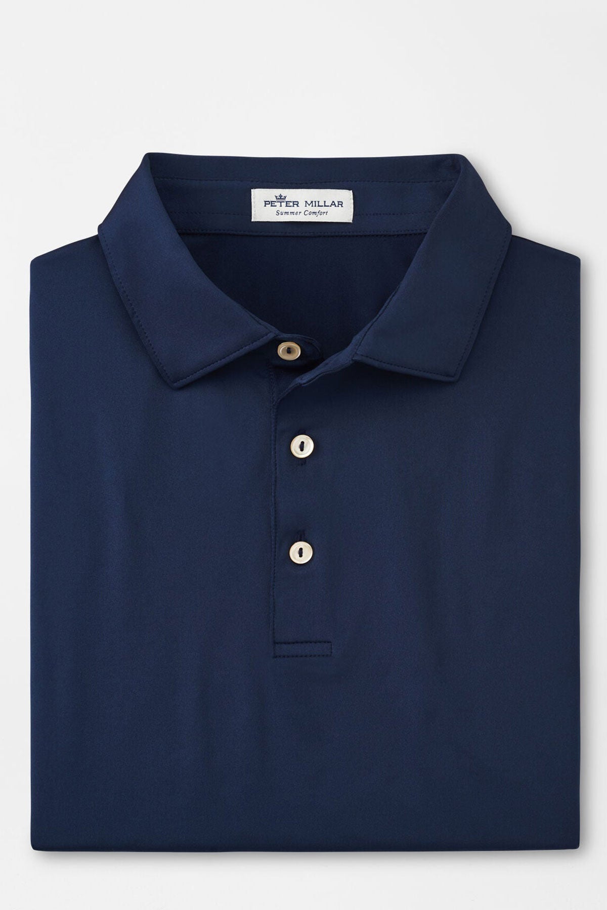 Peter Millar Performance Self Collar Polo, Navy [Lane & Waterman]
