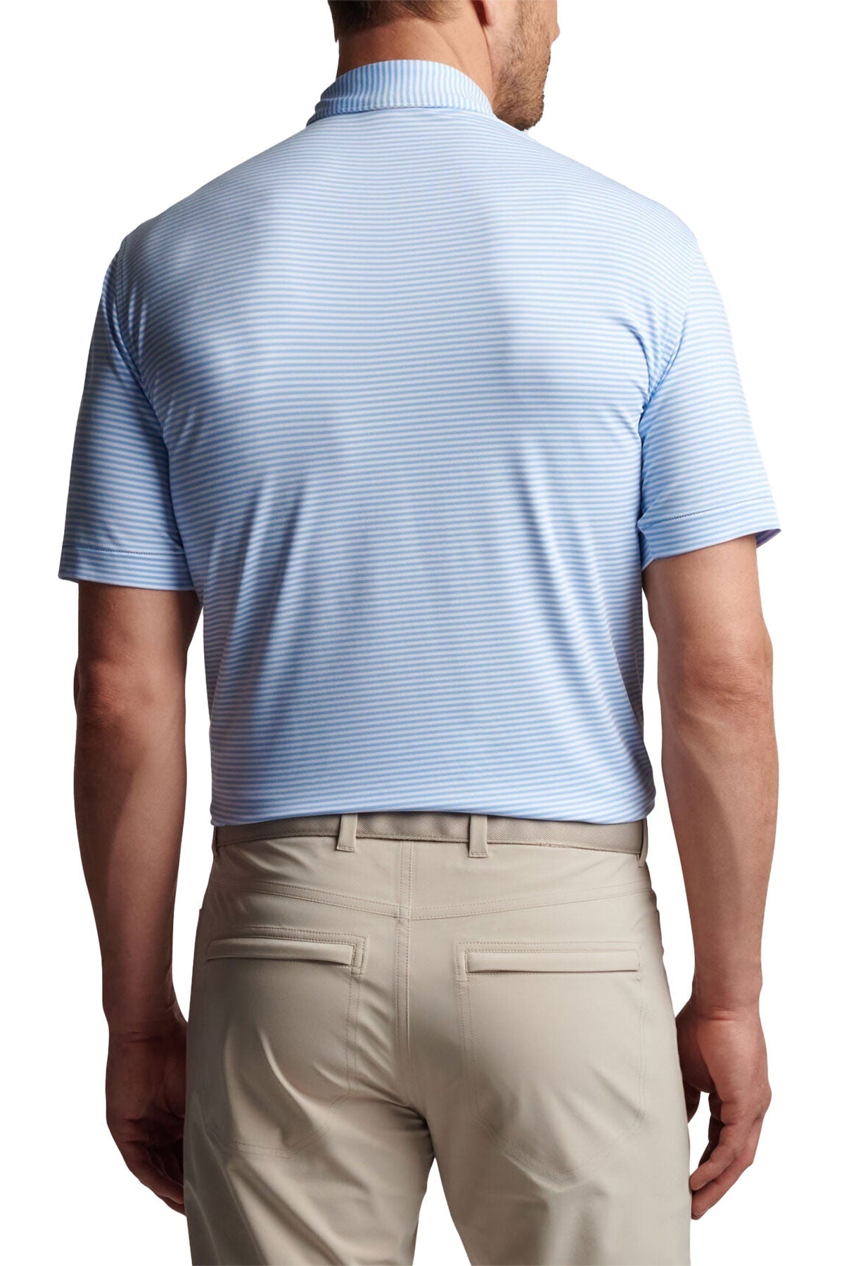 Peter Millar Hales Performance Custom Polos, Cottage Blue