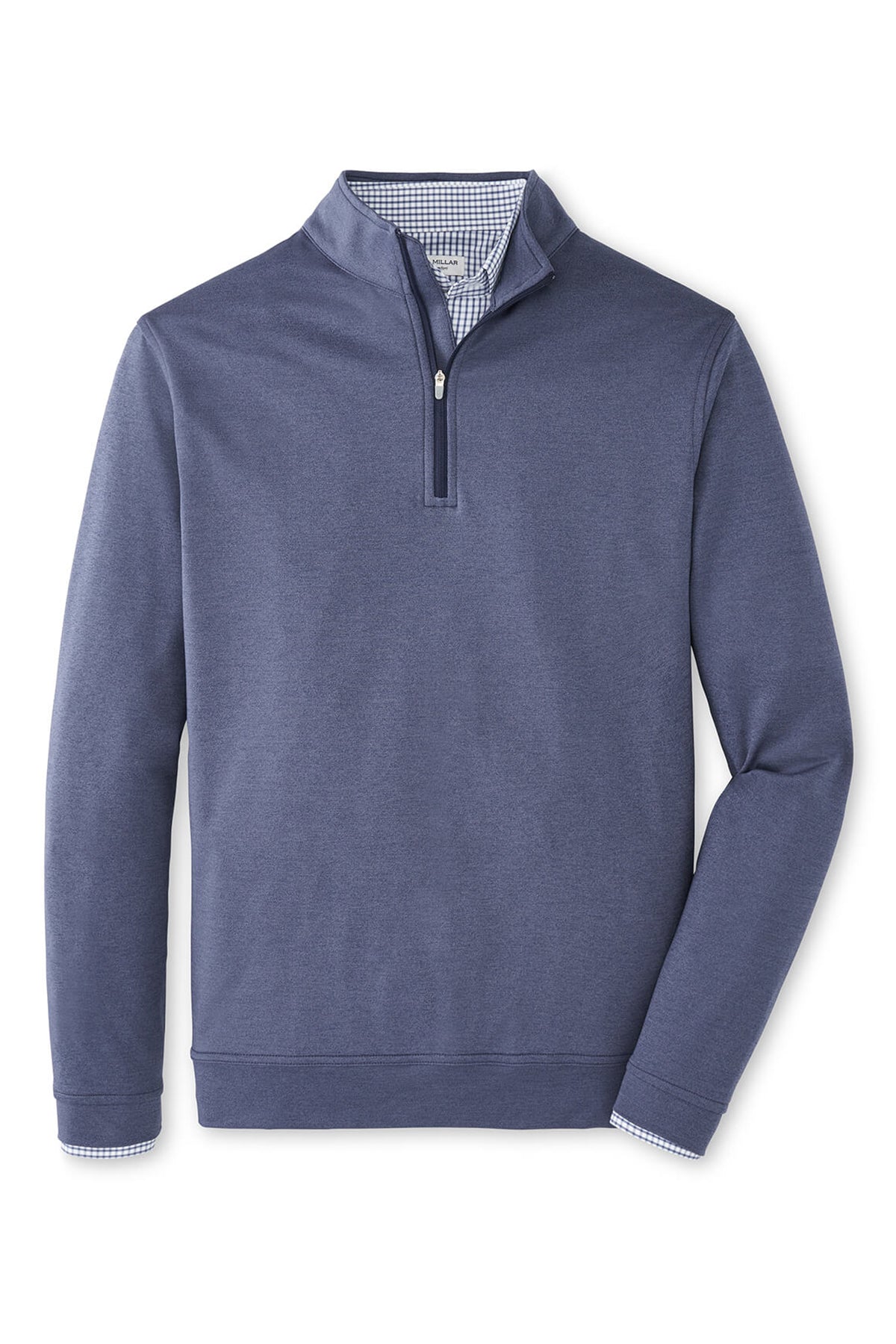 Peter Millar Perth Melange Custom Quarter Zips, Navy