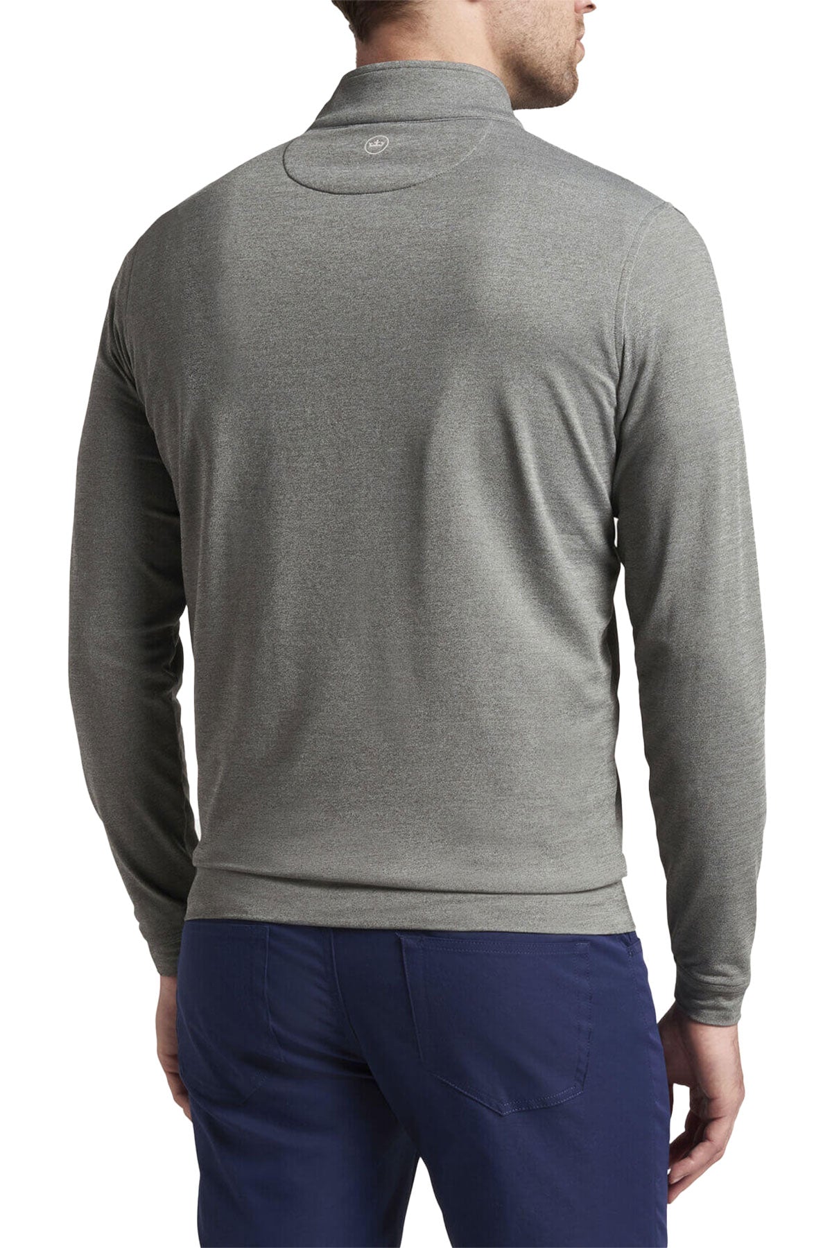 Peter Millar Perth Melange Custom Quarter Zips, Smoke [GuidePoint Security Cloud Security]