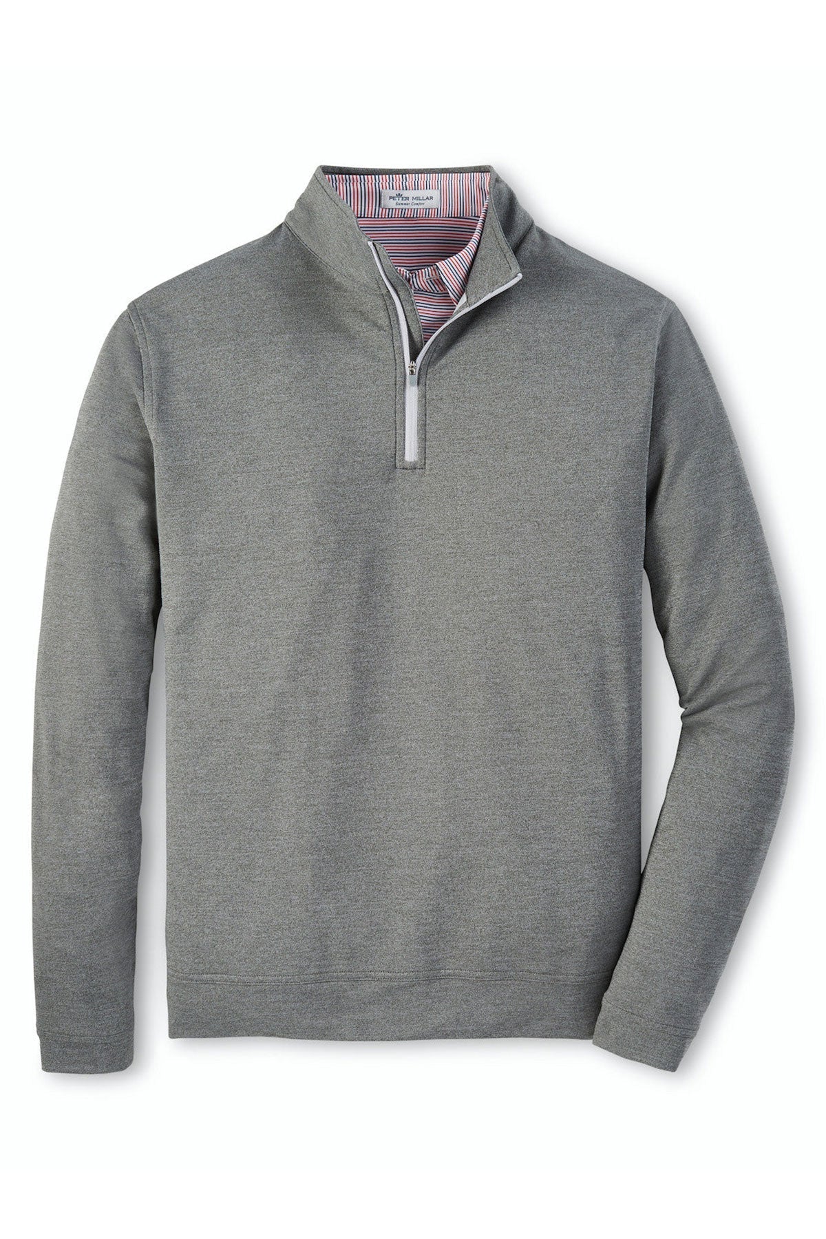 Peter Millar Perth Melange Custom Quarter Zips, Smoke [GuidePoint Security Cloud Security]