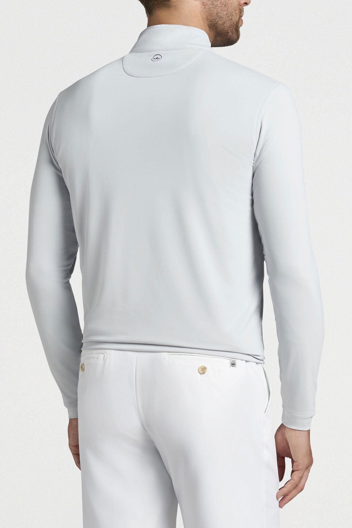 Peter Millar Perth Terry Quarter Zip, British Grey [Lane & Waterman]