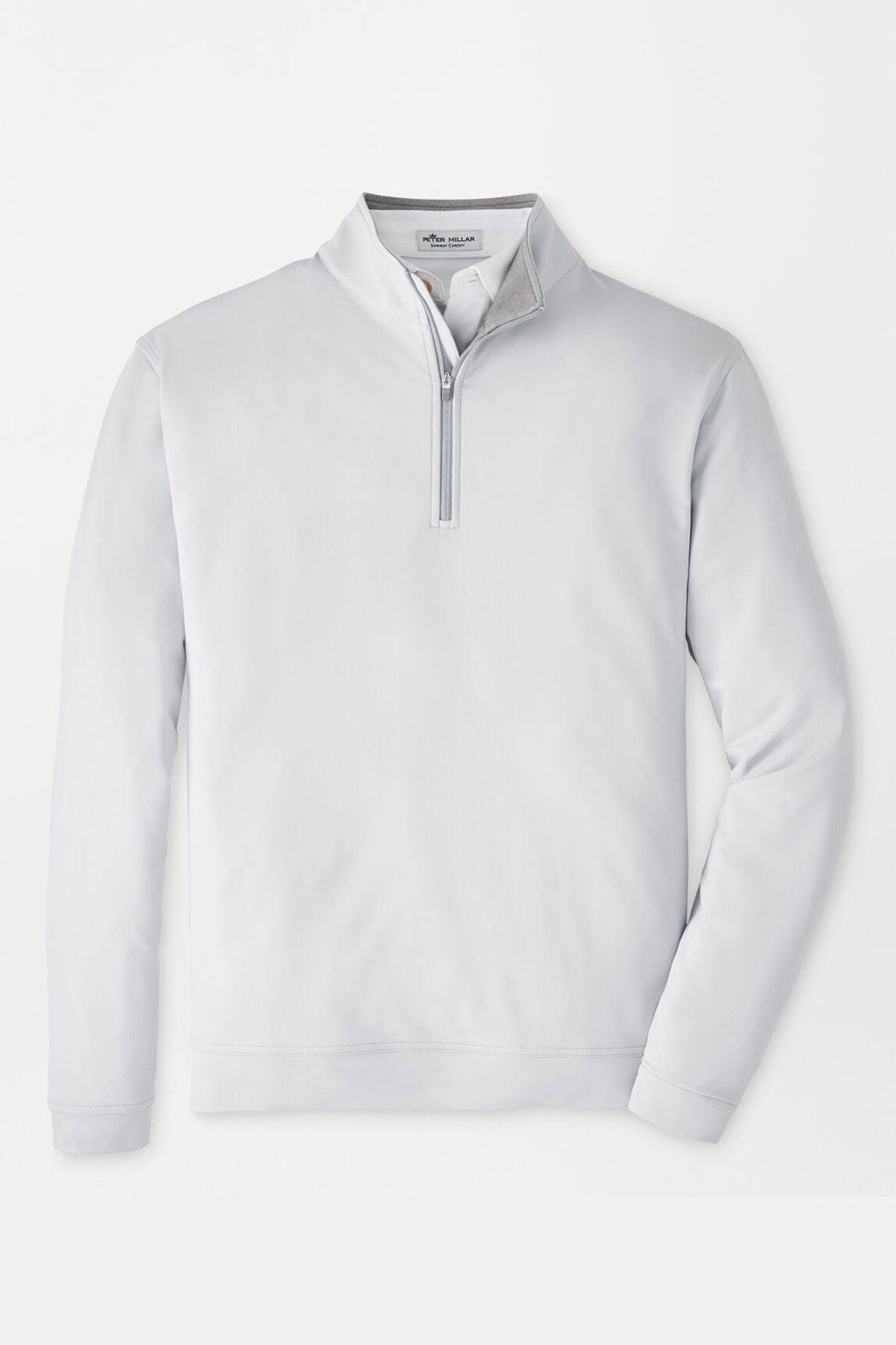 Peter Millar Perth Terry Quarter Zip, British Grey [Lane & Waterman]