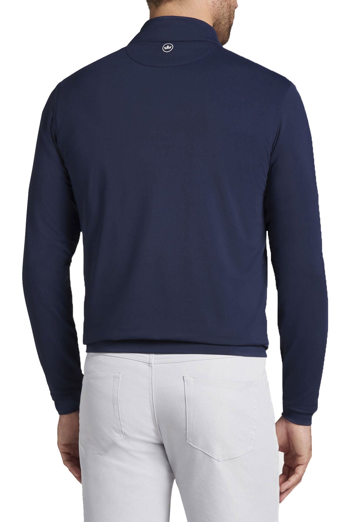 Peter Millar Perth Stretch Terry Custom Quarter Zips, Navy [Enterprise Mobility]