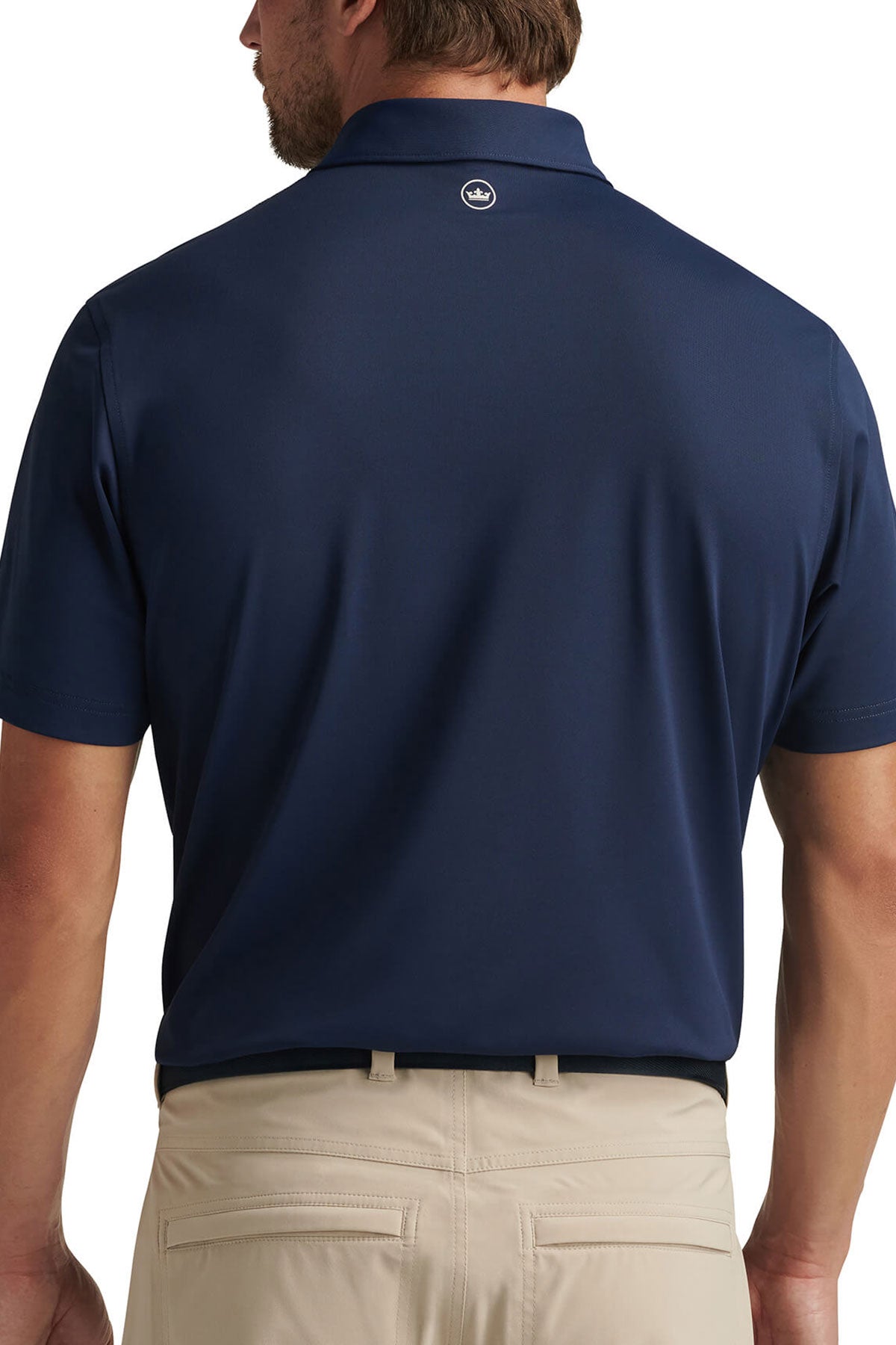 Peter Millar Solid Stretch Custom Polos, Navy