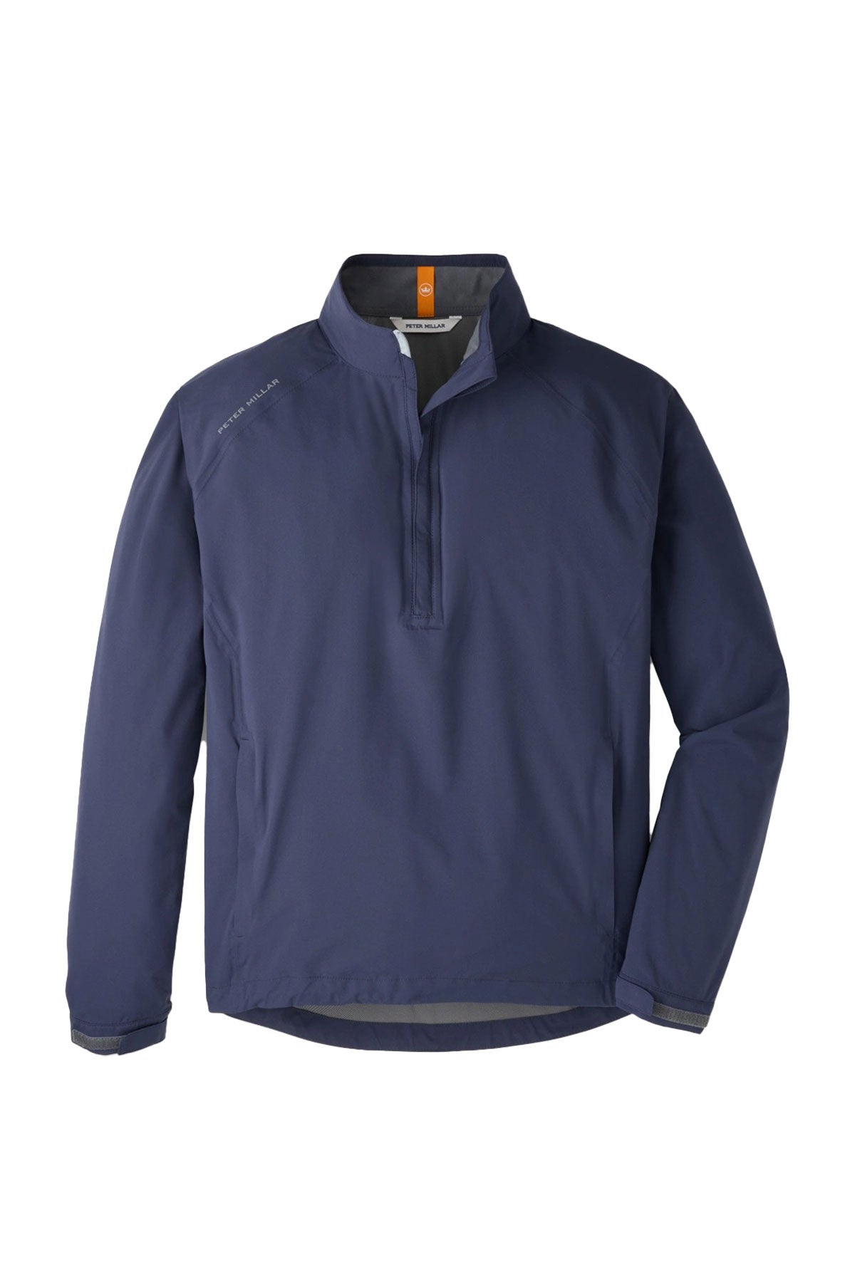 Peter Millar Shield Rain Shell Custom Half-Zip Jackets, Navy