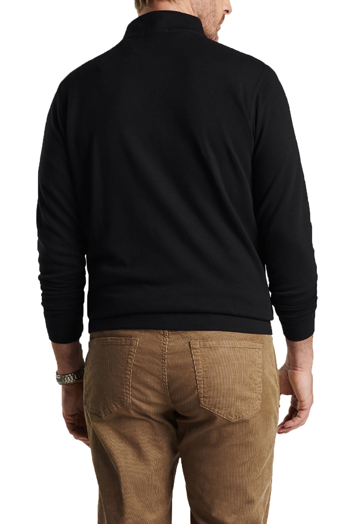 Peter Millar Crown Comfort Custom Quarter Zips, Black