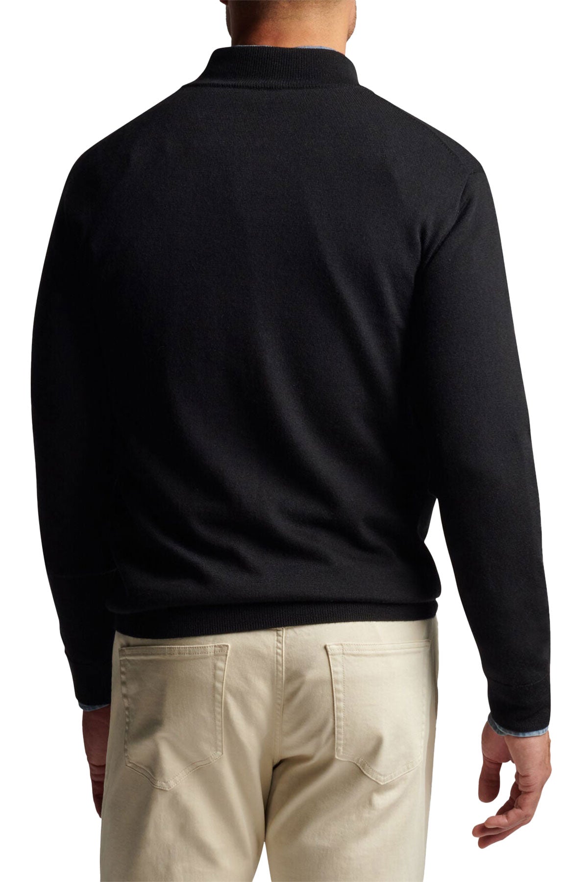 Peter Millar Autumn Crest Customized Quarter Zips, Black