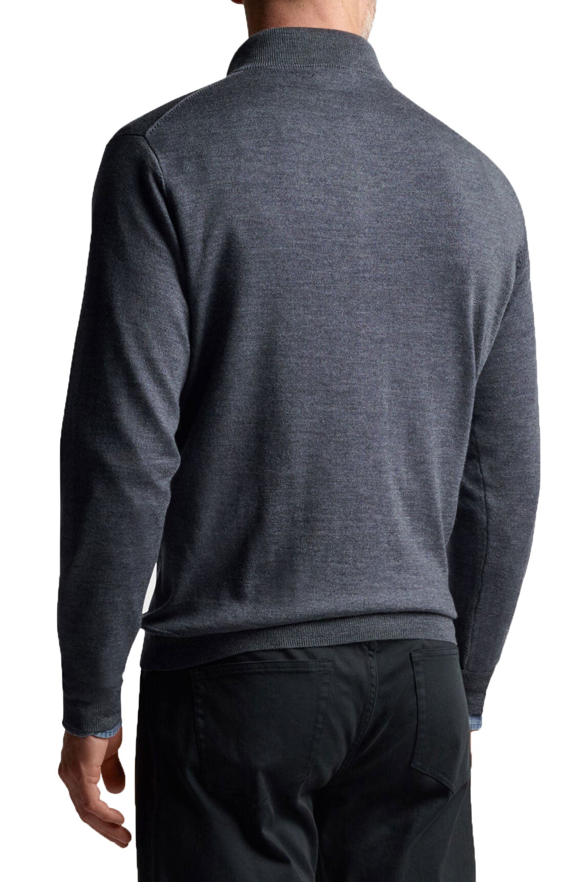 Peter Millar Autumn Crest Customized Quarter Zips, Charcoal