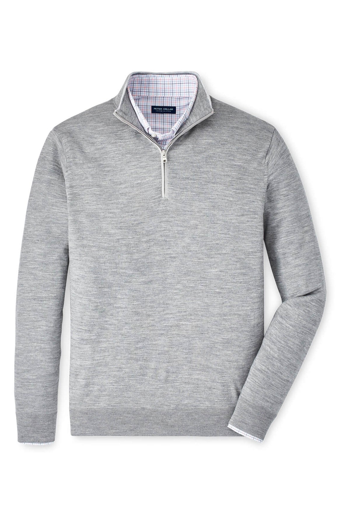 Peter Millar Excursionist Custom Flex Quarter-Zips, Gale Grey [Gershman Investment Corp.]