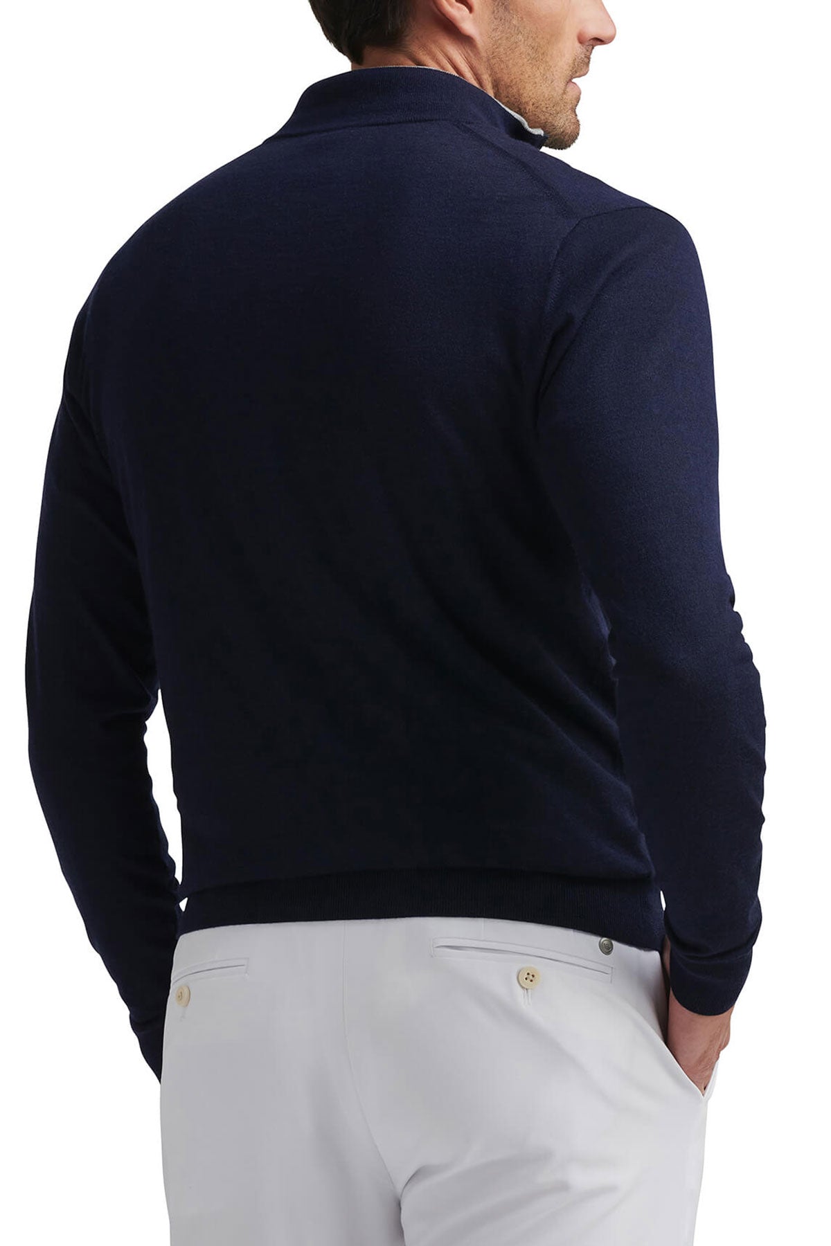 Peter Millar Excursionist Custom Flex Quarter-Zips, Navy