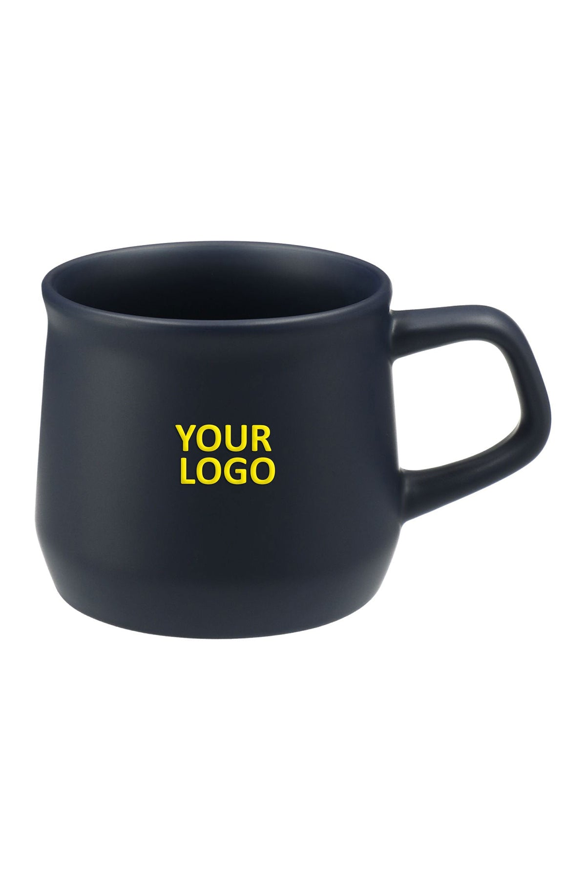 Angus 12oz Ceramic Custom Mugs, Navy