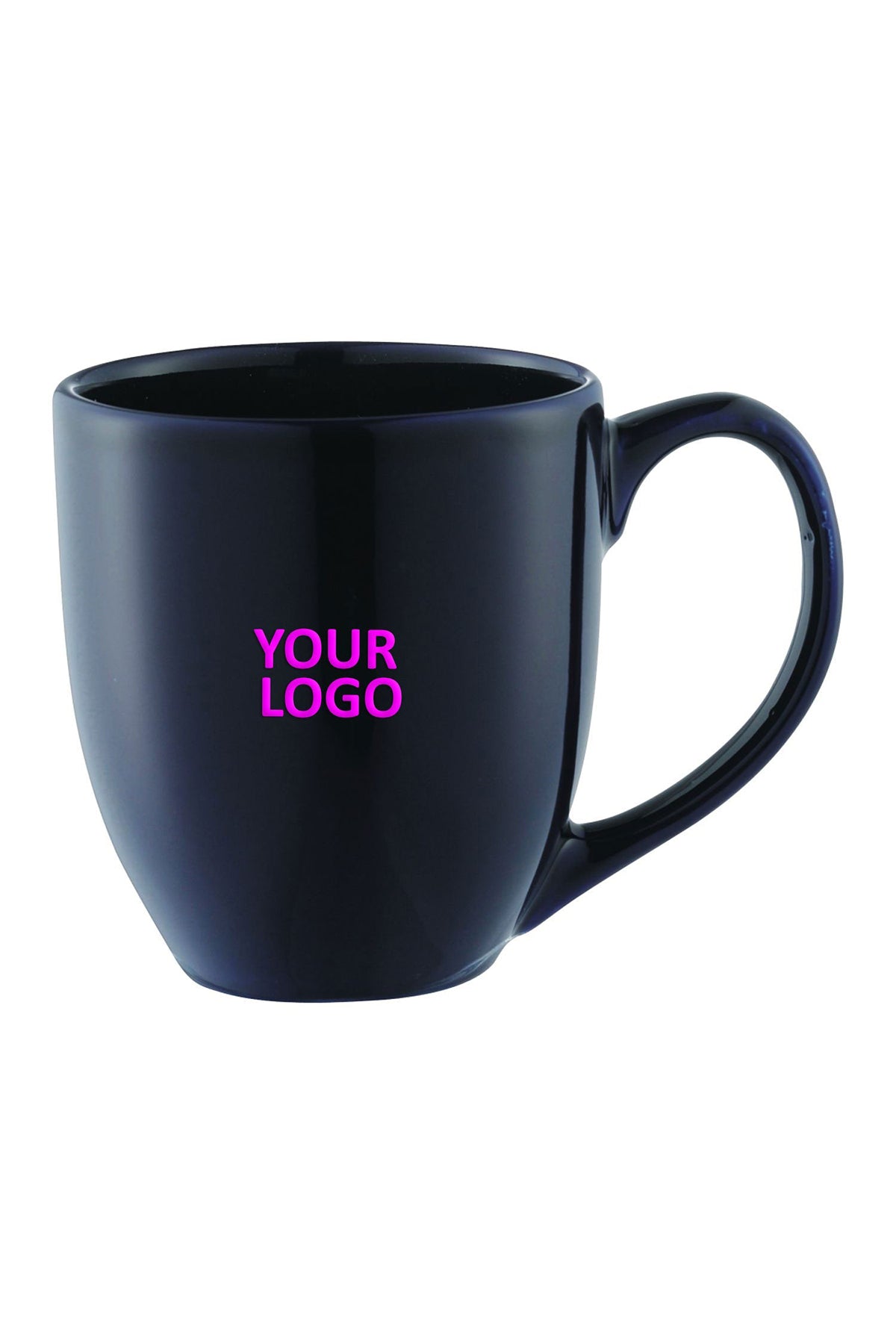 Zapata 15oz Ceramic Custom Mugs, Navy Blue
