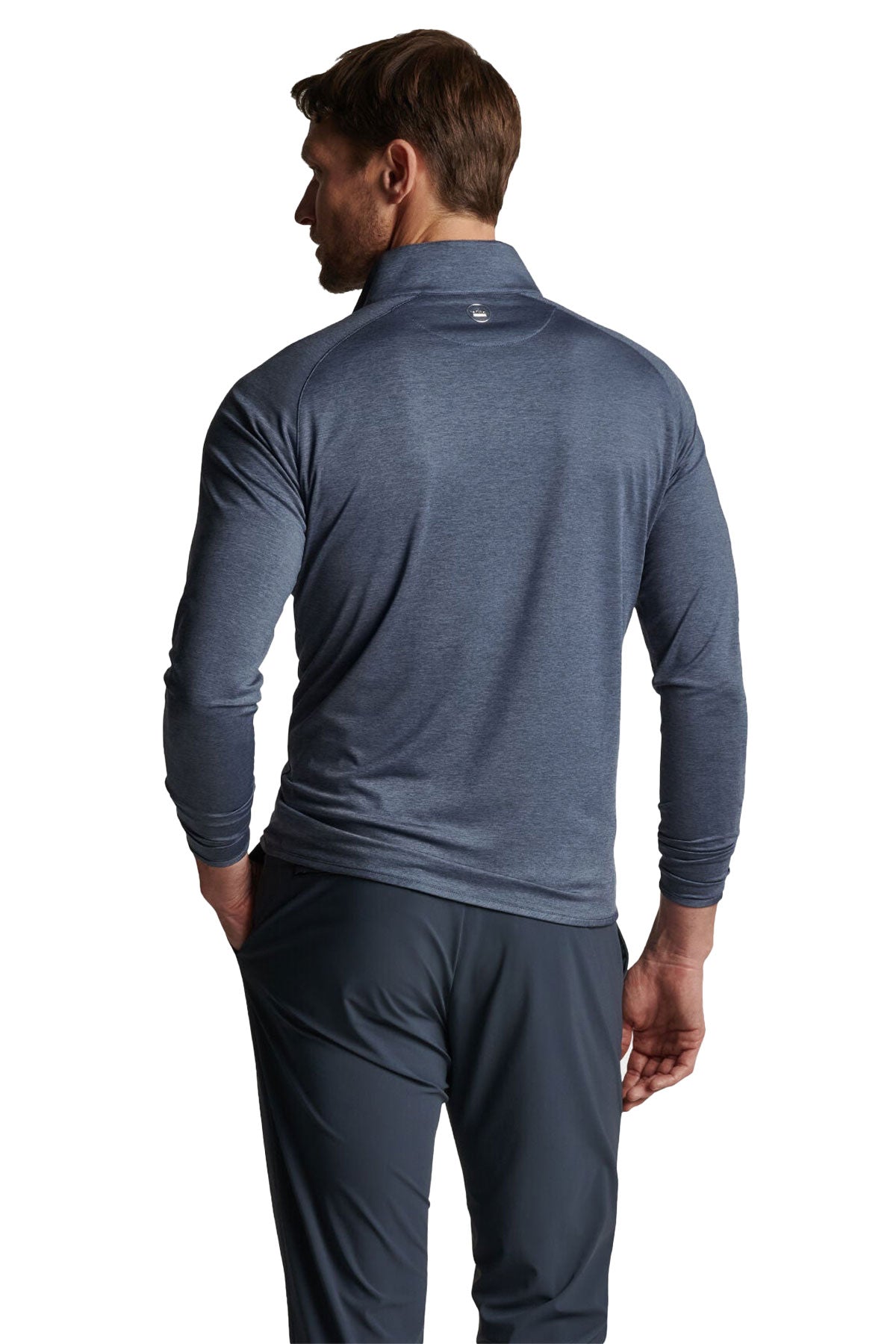 Peter Millar Stealth Performance Custom Quarter Zips, Steel