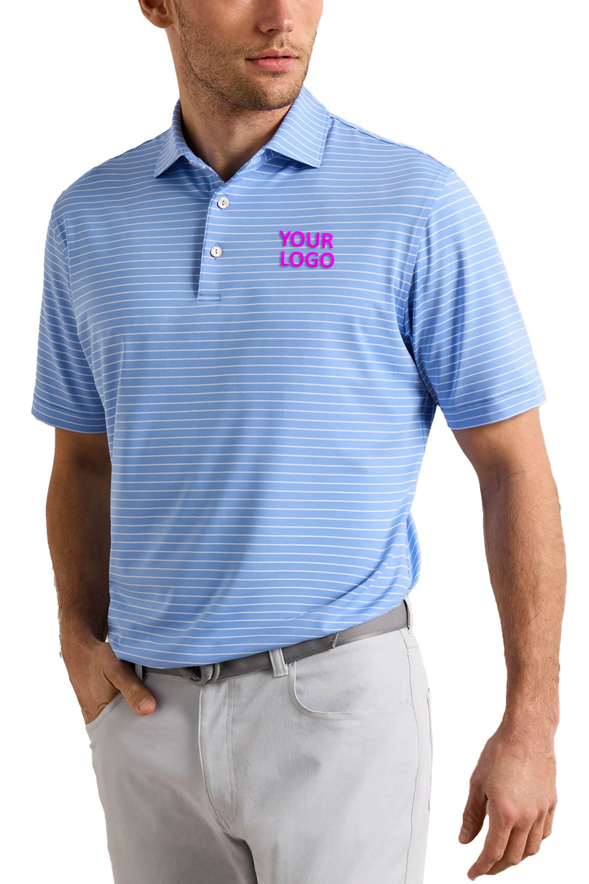 Custom Peter Millar MF26EK08S Blue