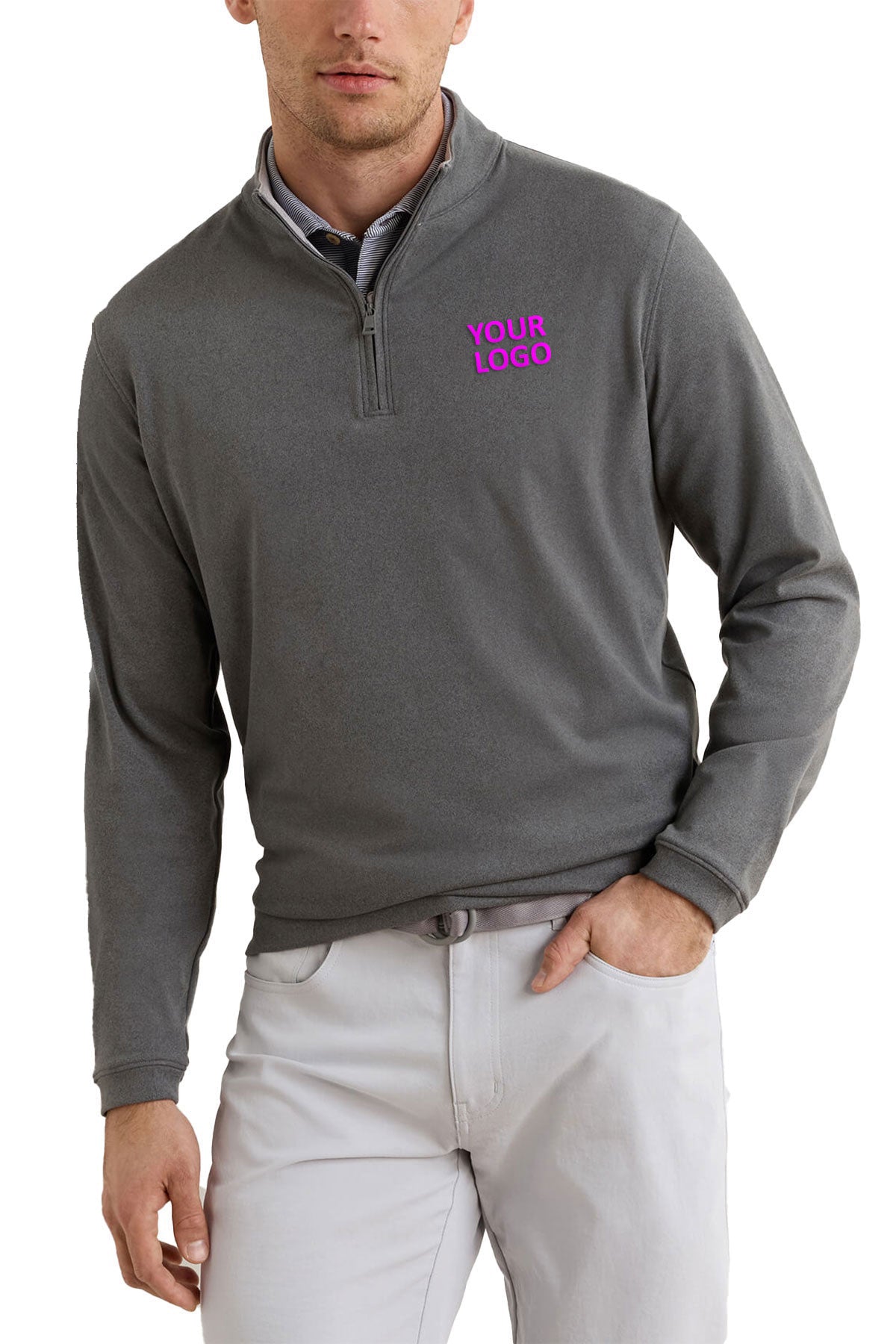 Peter Millar Ardent Air Performance Custom Quarter-Zips, Iron