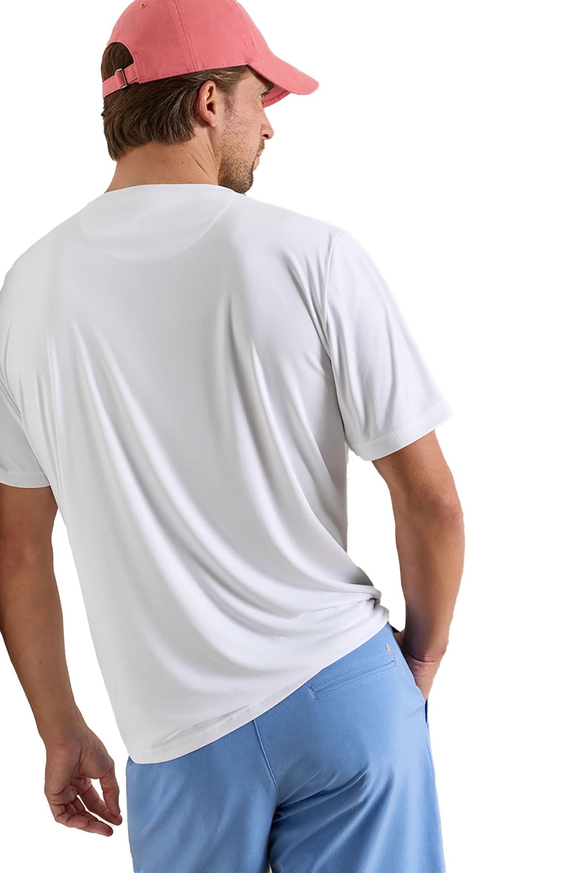 Peter Millar Featherweight Performance Custom T-Shirts, White