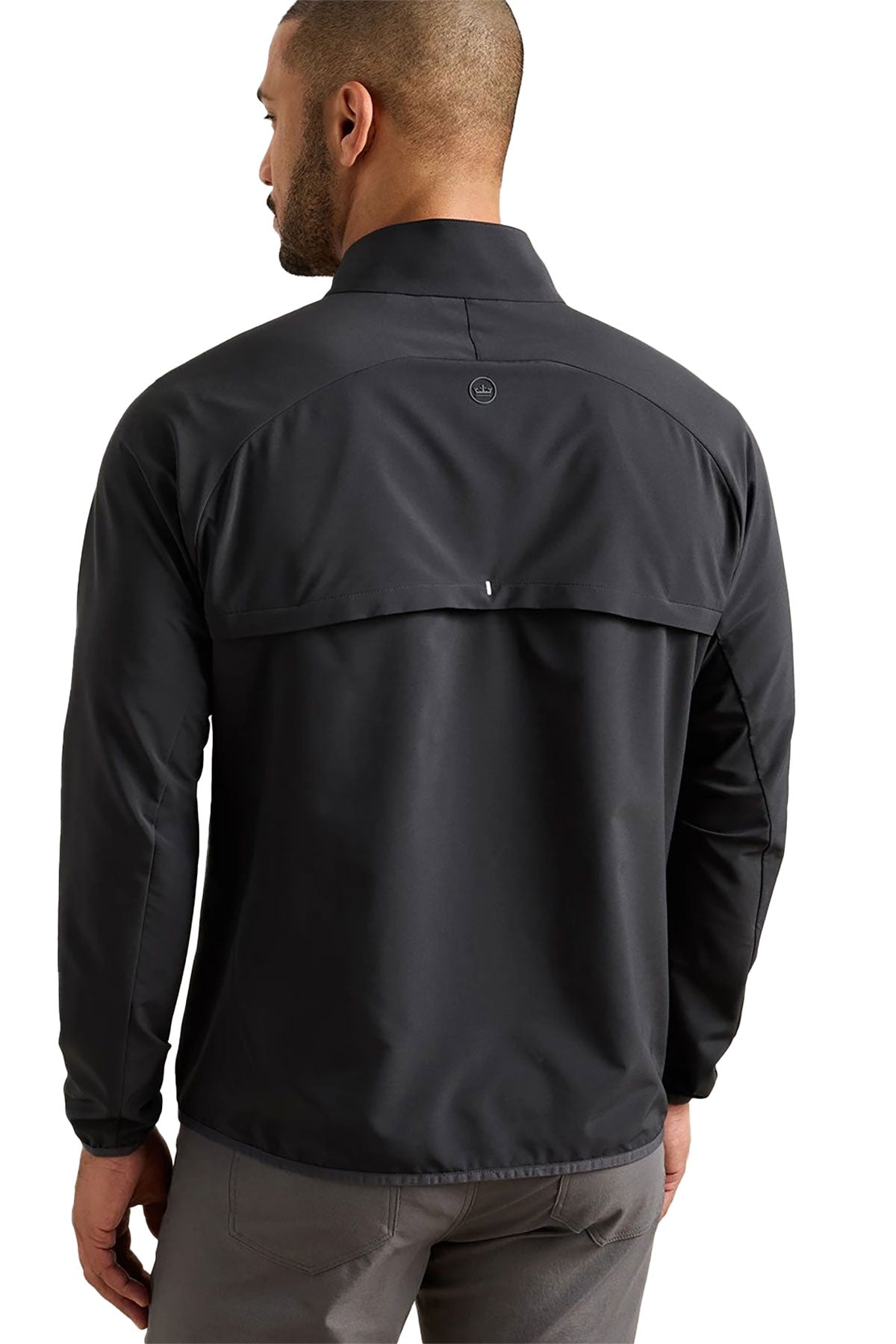 Peter Millar Gale Custom Half-Zips, Black