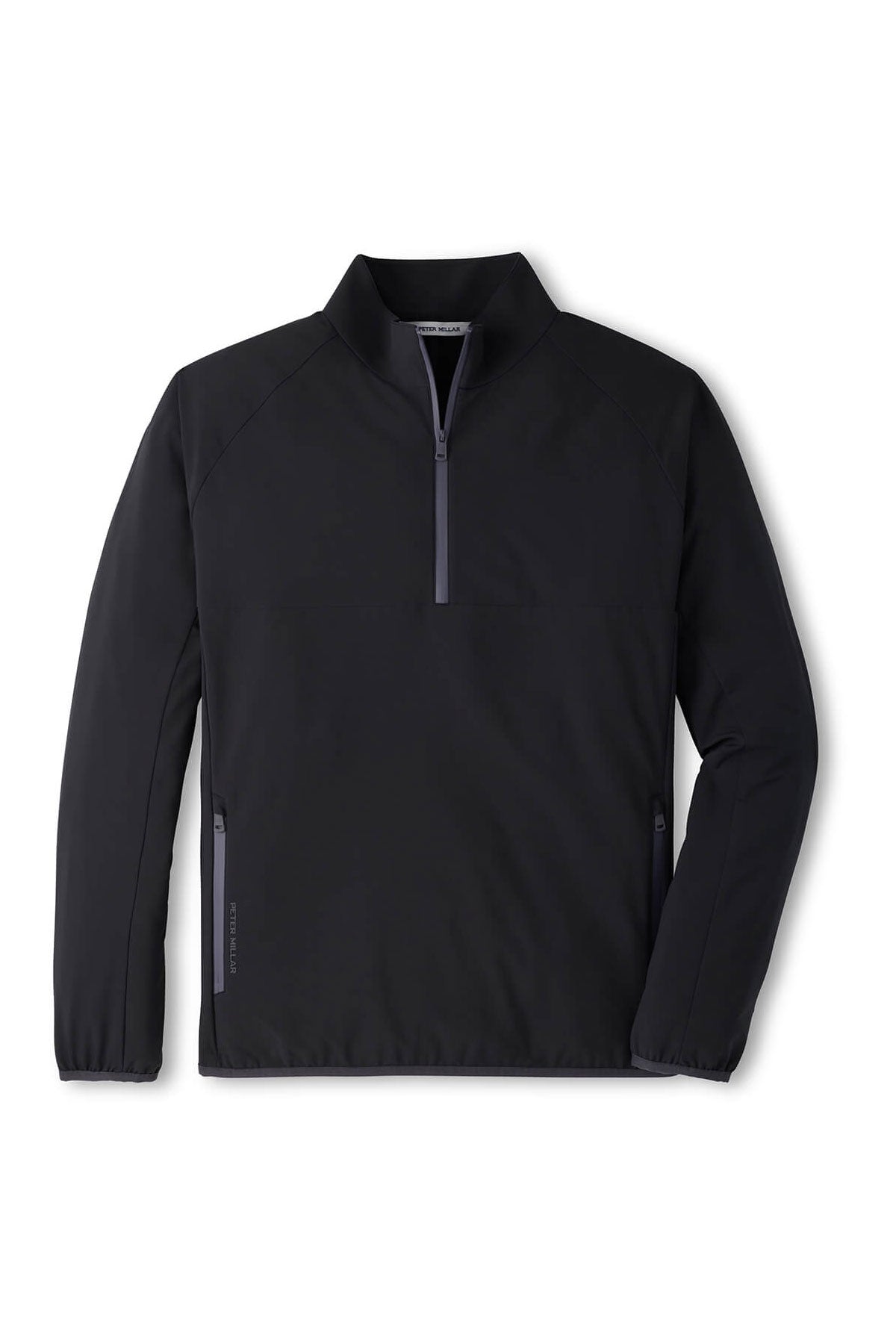 Peter Millar Gale Custom Half-Zips, Black