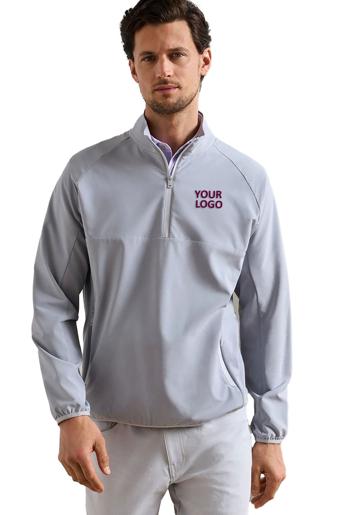 Custom Peter Millar MF26EZ34 Gale Grey
