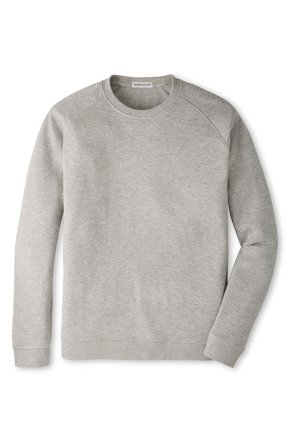 Peter Millar Crown Comfort Custom Knit Crews, Light Grey [RealPage]