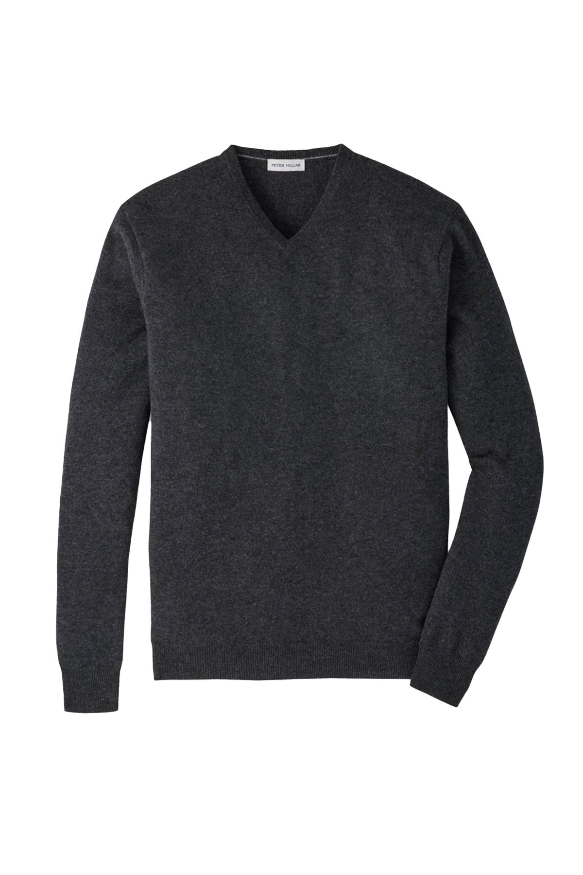 Peter Millar Crown Heritage Custom Cashmere V-Neck Sweaters, Iridium