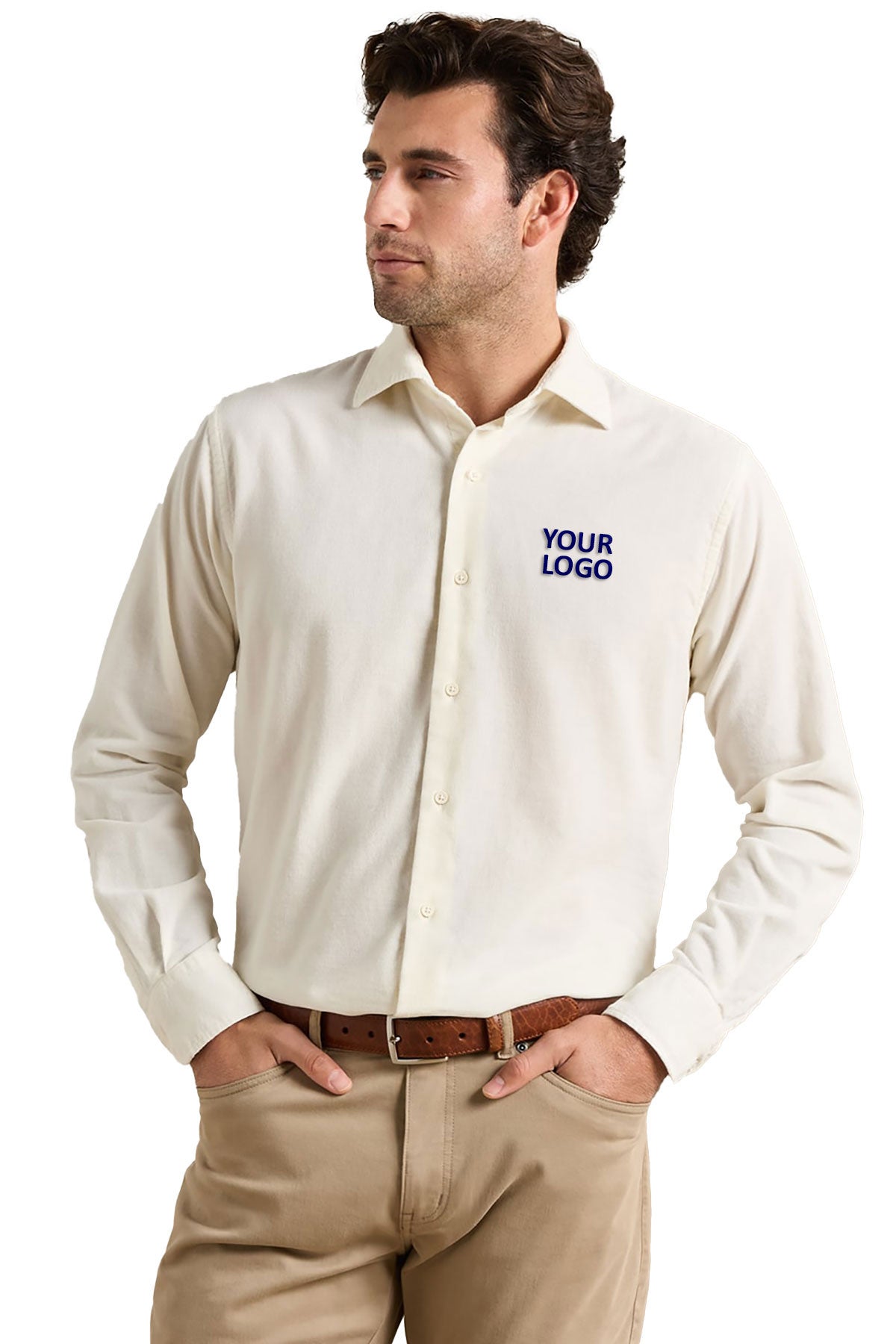 Custom Peter Millar MF26W60LTS Winter Ivory