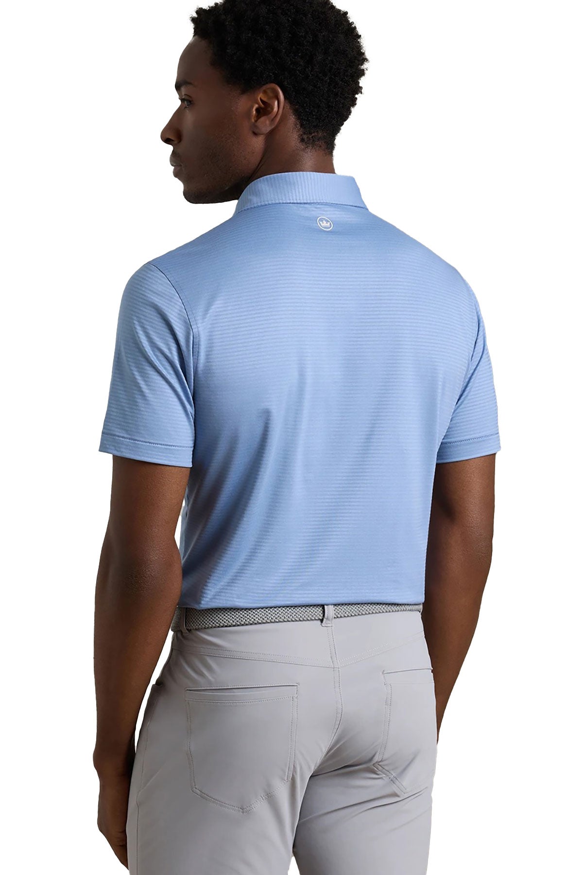 Peter Millar Empire Performance Jersey Custom Polos, Blue