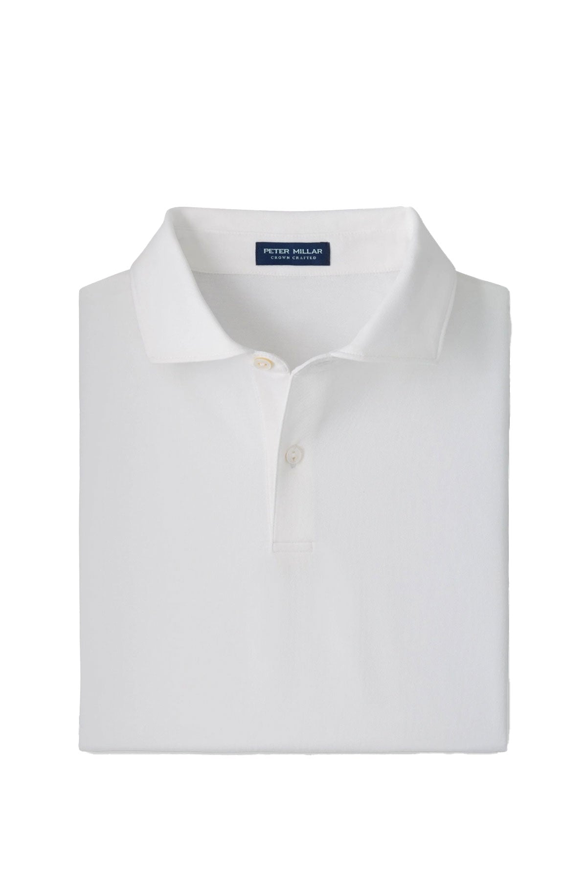 Peter Millar Albatross Cotton-Blend Pique Custom Polos, White