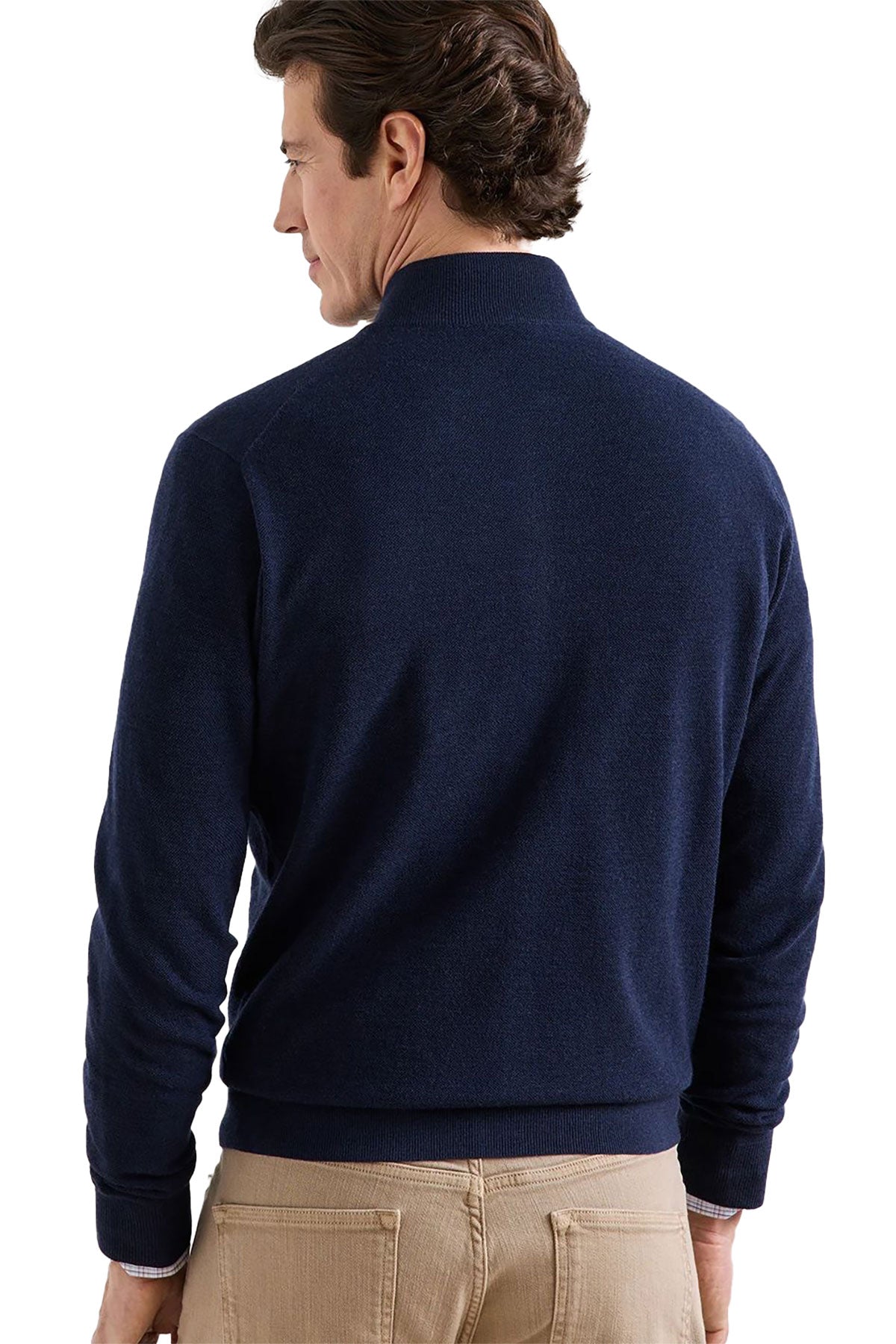 Peter Millar Excursionist Custom Flex Full-Zip Sweaters, Navy