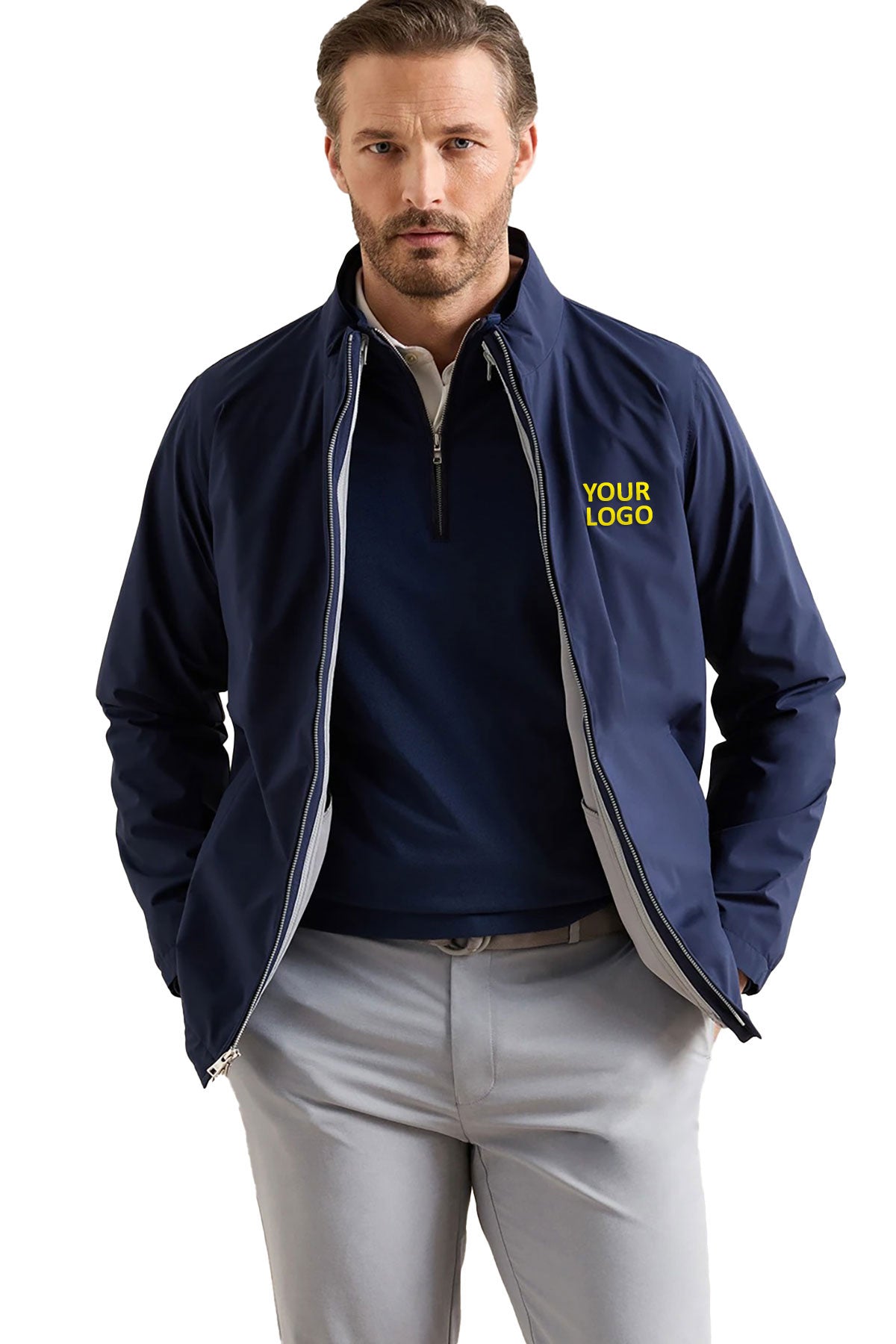 Custom Peter Millar MF26XZ08 Navy